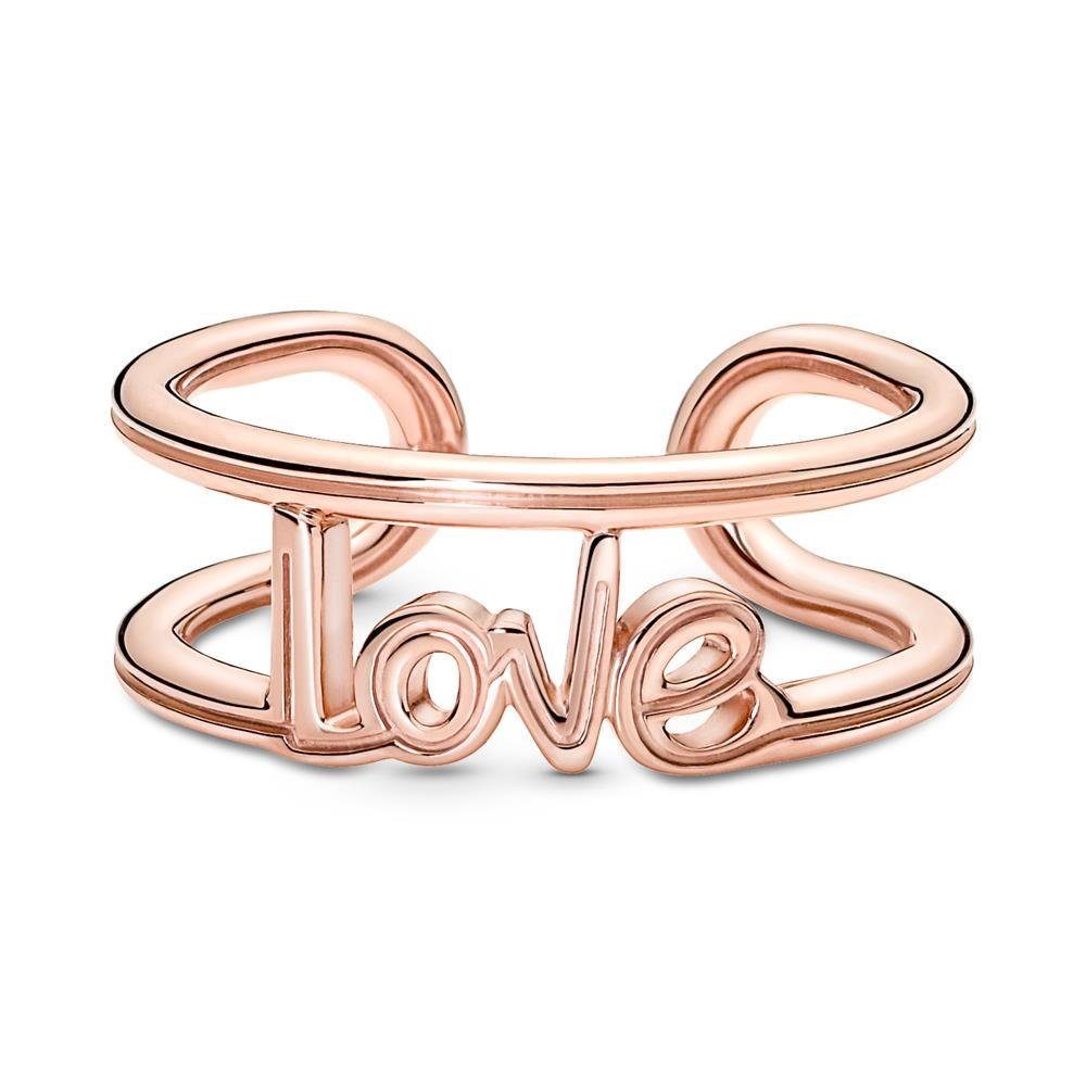 Pandora Fingerring Offener Love Ring für Damen von PANDORA, ROSE