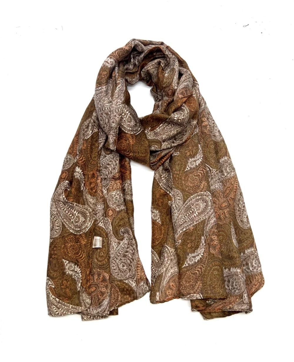 Goodman Design Modeschal Bedrucktes Tuch mit Paisleymuster – Stilvoll, weich und vielseitig, Unisex-Modell – ideal für Damen und Herren