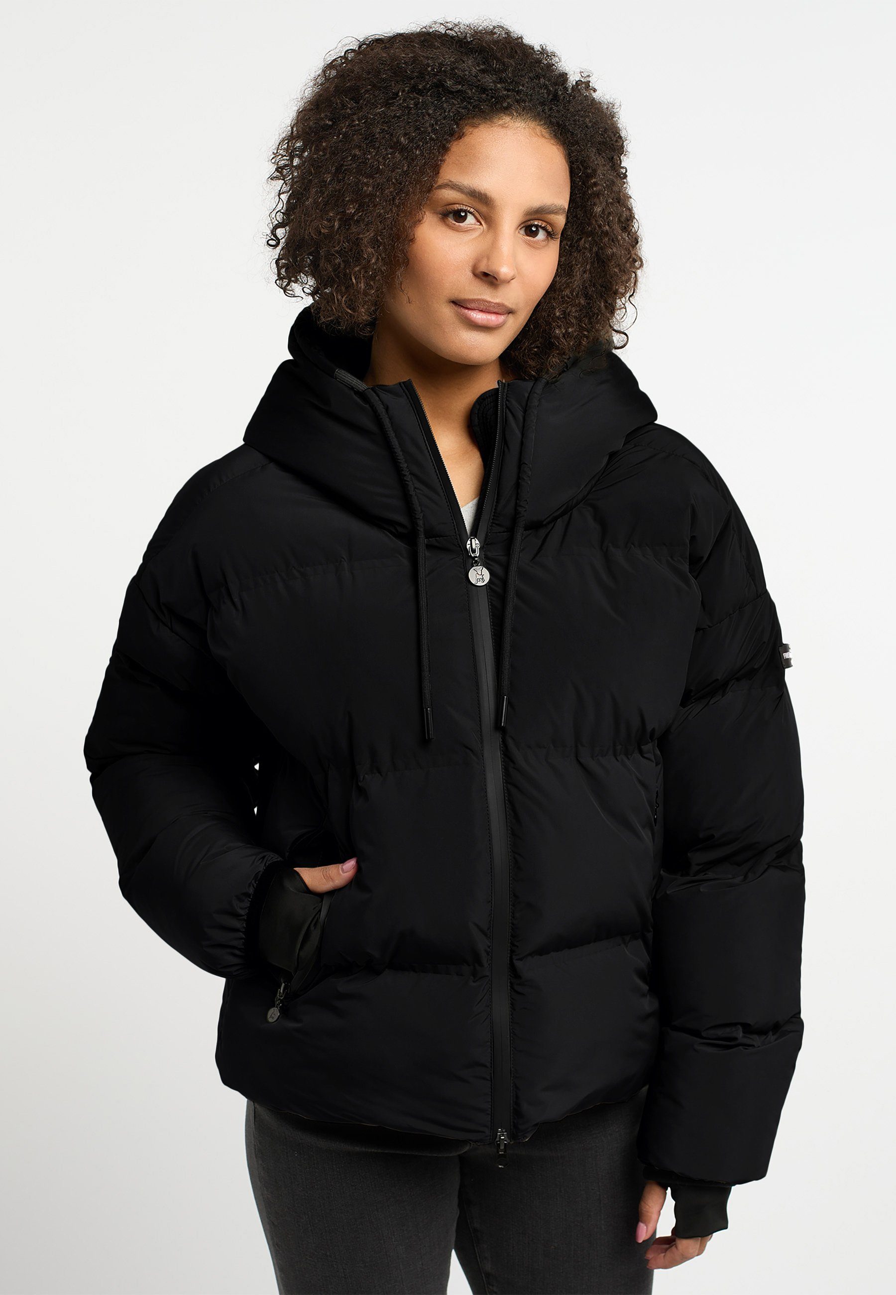 Frieda & Freddies NY Steppjacke Thermolite Jacket, Maisy Neo mit dezenten Farbdetails BLACK