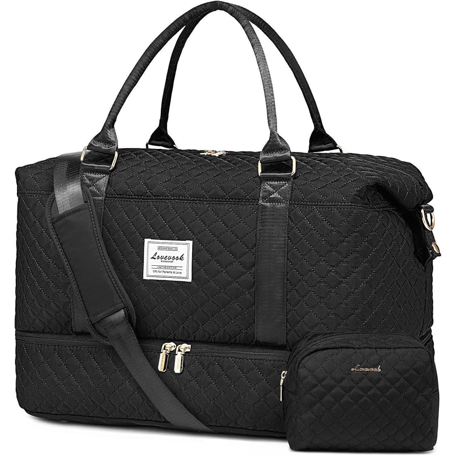 Reisetasche Reisetasche Damen Sporttasche Groß Weekender Duffle Bag Handgepäck