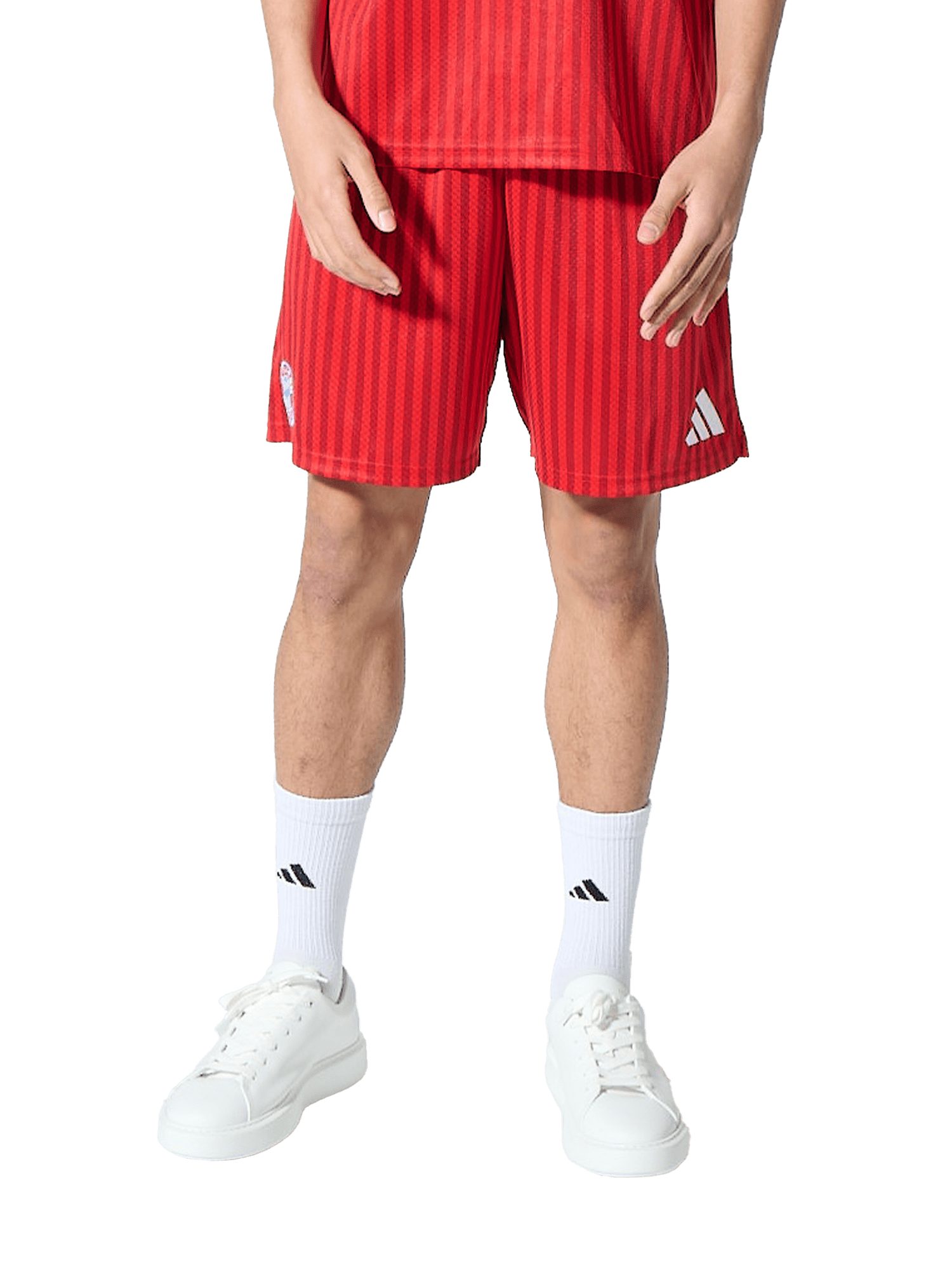 adidas Performance Sweatshorts FC Bayern München, Short Stadium, Herren, Rot