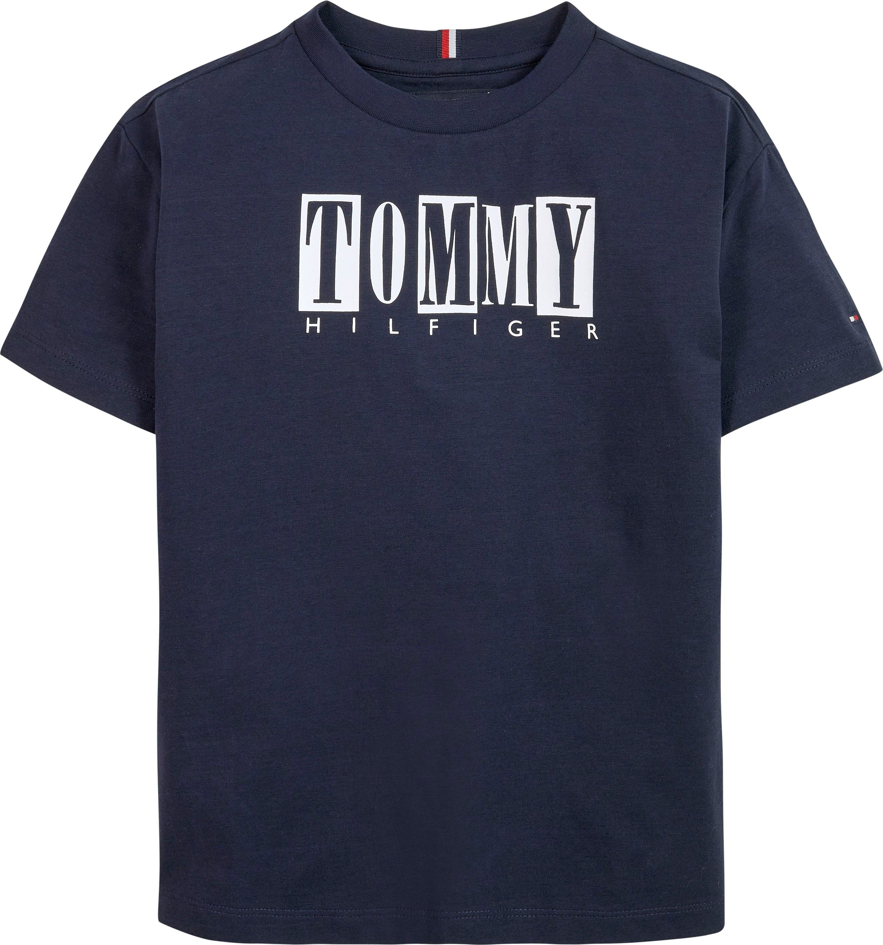 LOGO TEE S/S SEASONAL Tommy TOMMY Hilfiger mit T-Shirt Logoschriftzug