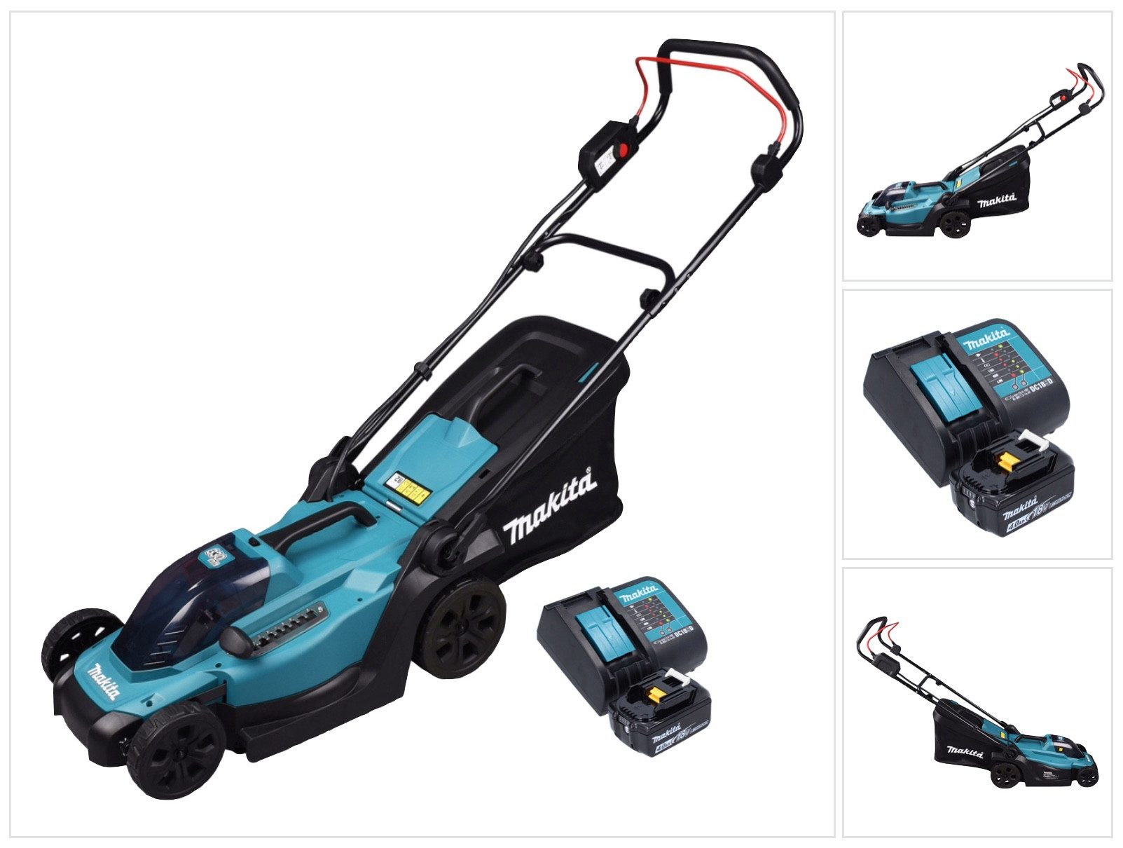 Makita Akkurasenmäher DLM 330 SM Akku Газонокосарки 18 V 33 cm 30 l + 1x Akku 4,0 Ah + Ladeger