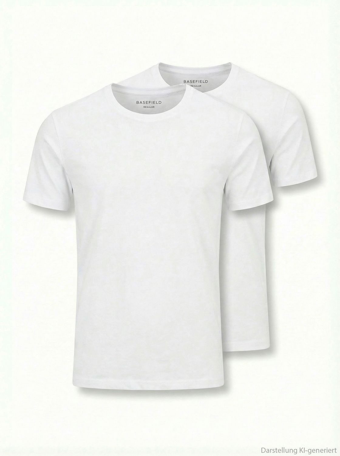 BASEFIELD T-Shirt Basic (SPARPACK) hochwertig, aus weicher Bio-Baumwolle im günstig online kaufen