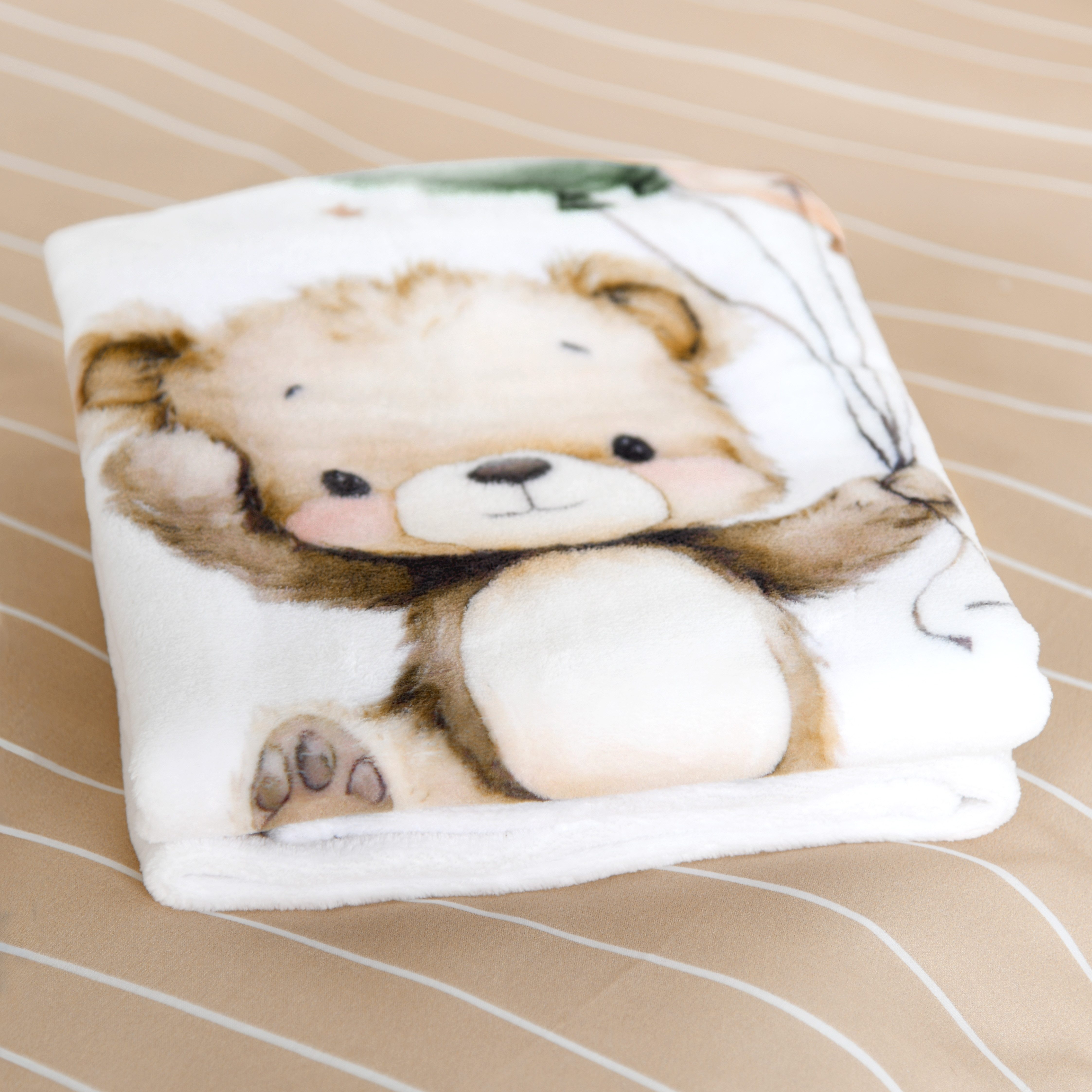 Babydecke Ballon Teddy, Baby Best, Perfekt zum Kuscheln – zuhause und unterwegs