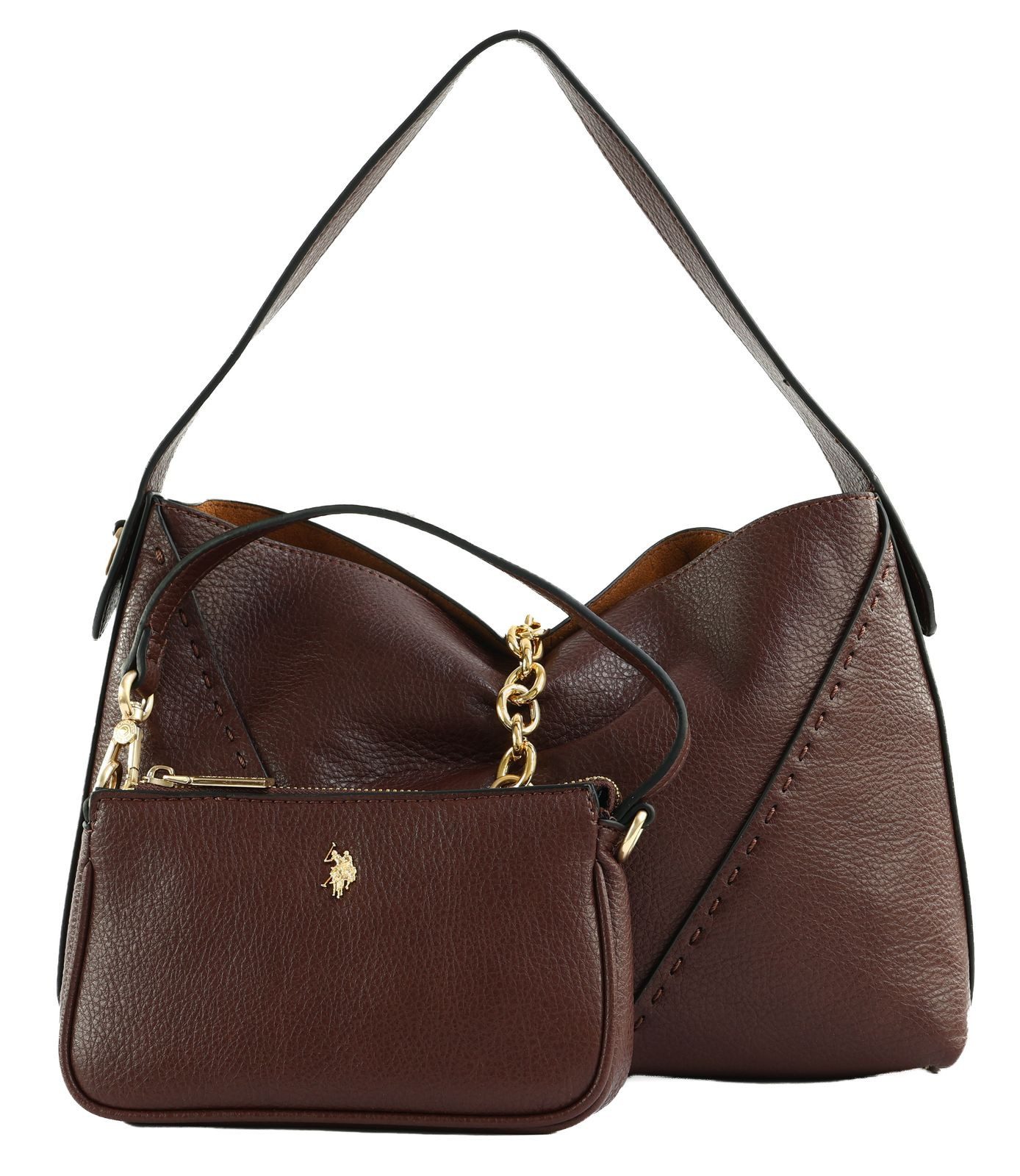 U.S. Polo Assn. Schultertasche Hobo Bag (Set, 2-tlg)
