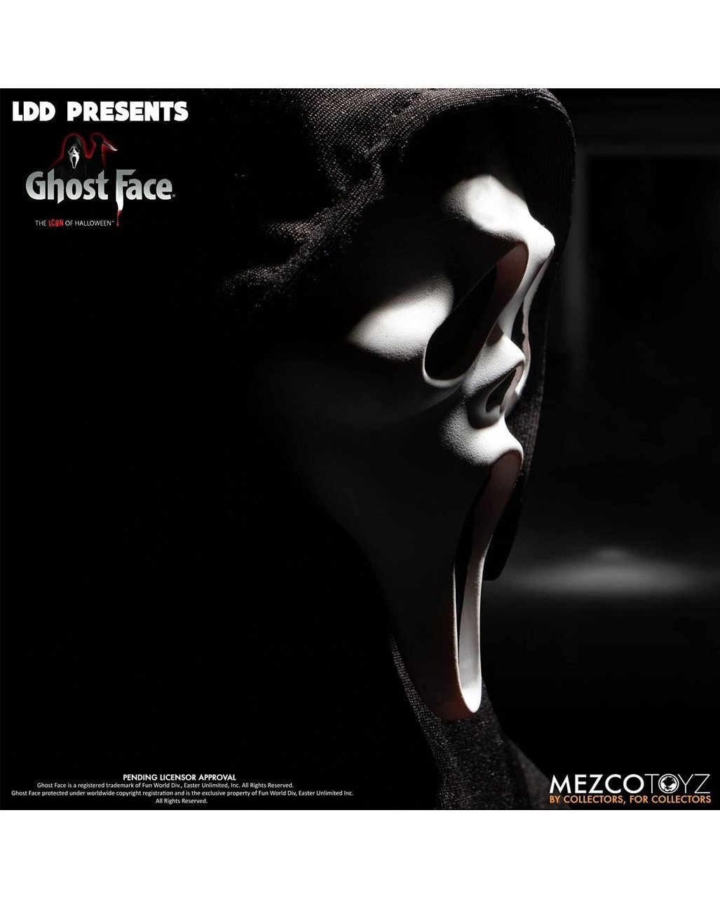 Horror-Shop Actionfigur Ghost Face Figur Scream Living Dead Dolls – Horror – Bild 2 von 5