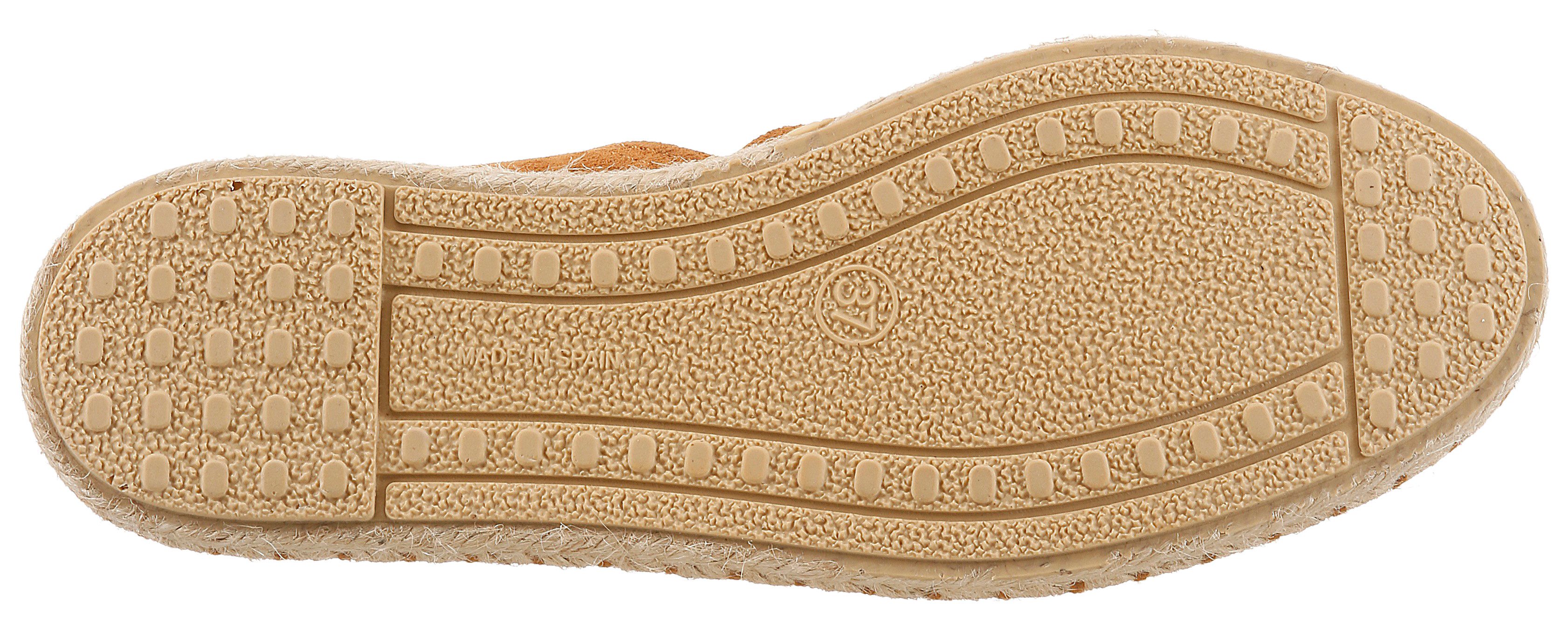 VERBENAS CARMEN SERRAJE Espadrille, Schlupfschuh, Sommerschuh, Loafer mit typischem Jute-Rahmen
