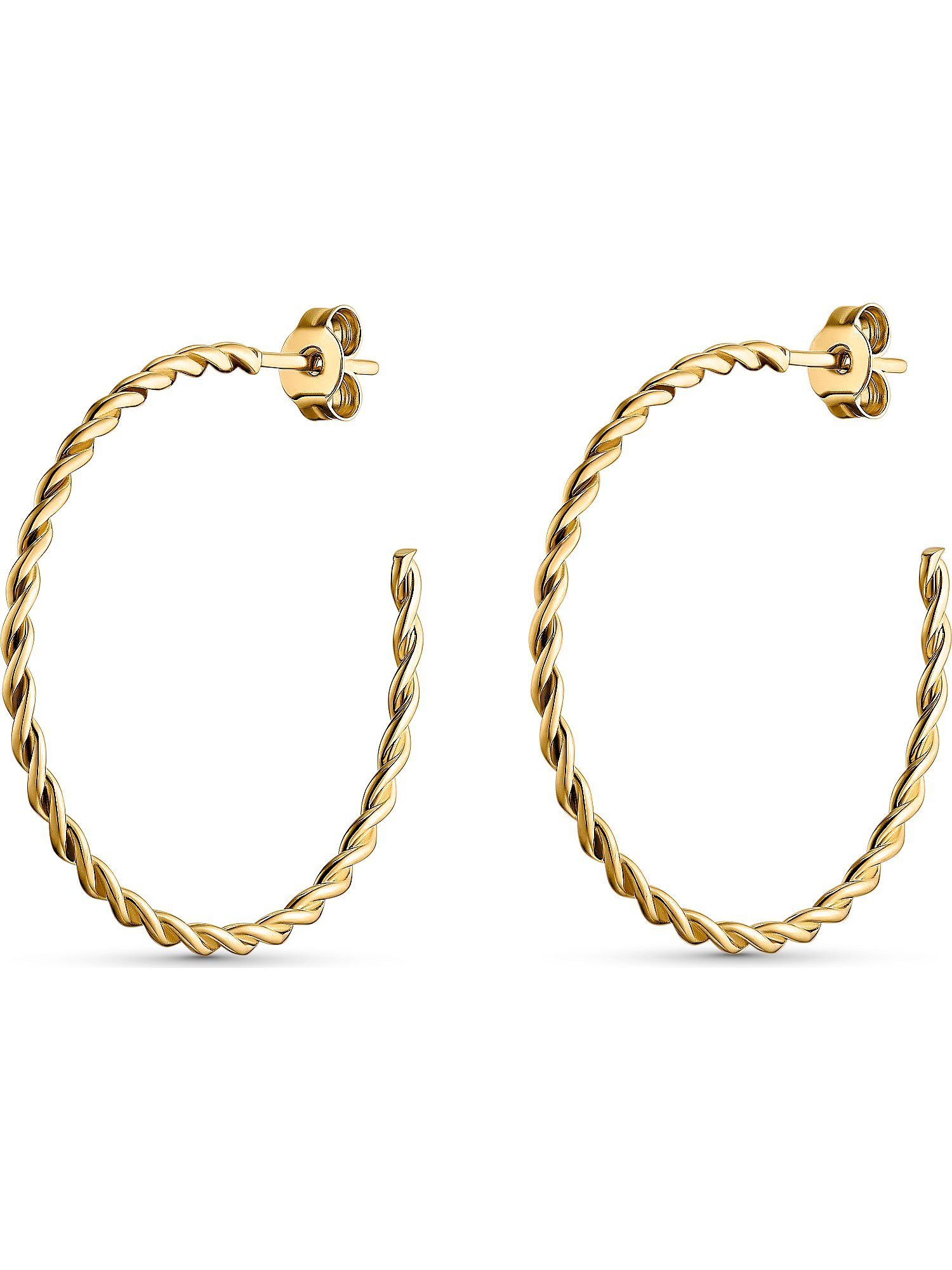 GUIA Paar Creolen GUIA Damen-Creolen 585er Gelbgold (Paar) günstig online kaufen