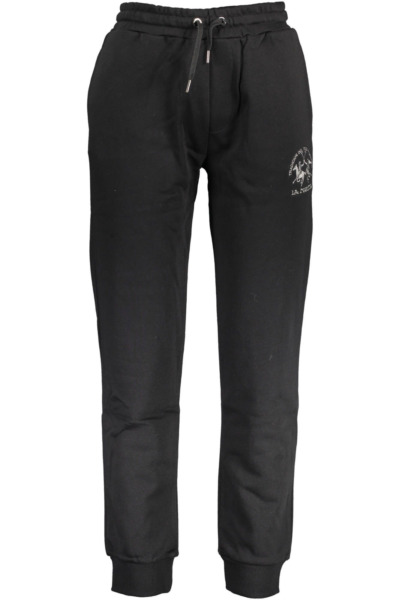 La Martina 5-Pocket-Hose Elegante schwarze Herren-Sporthose günstig online kaufen
