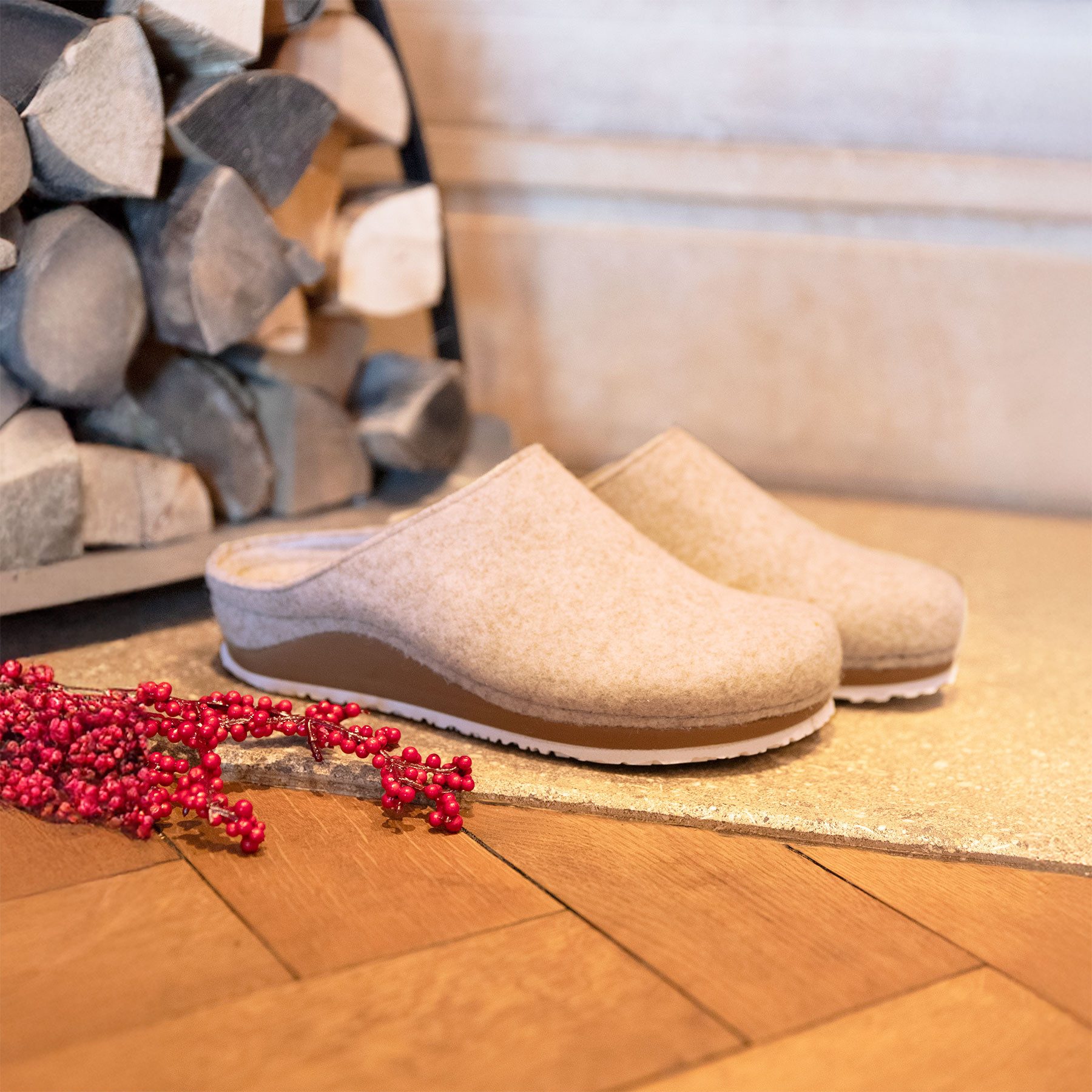 Berkemann weiblich Berkina Edna Pantolette Textil Hausschuh