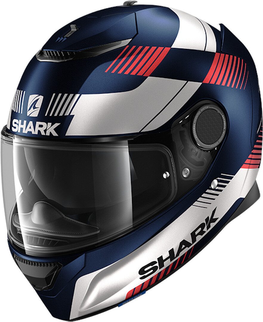 Shark Motorradhelm Spartan Strad Helm, vorbereitet für Kommunikationssystem,integriertes Sonnenvisier