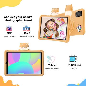 DOOGEE Tablet (8,4", 128 GB, Android 13, 4G, Kinder android 13 tablet für kinder lerntablett kindgerechte hülle)