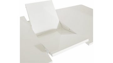 loft24 Esstisch Curtis, Hochglanz Optik mit Tischerweiterung, Länge 160-200 cm