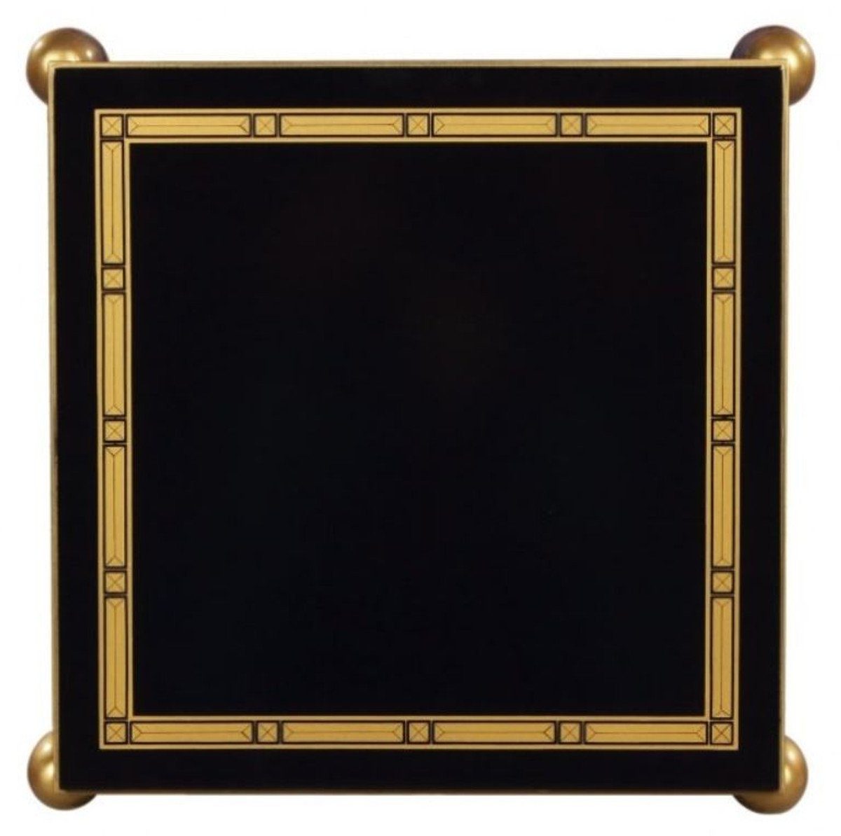 x - Beistelltisch Schwarz 95 Gold cm x Beistelltisch Blumentisch 45 Padrino Luxus / Casa Luxus H. 45