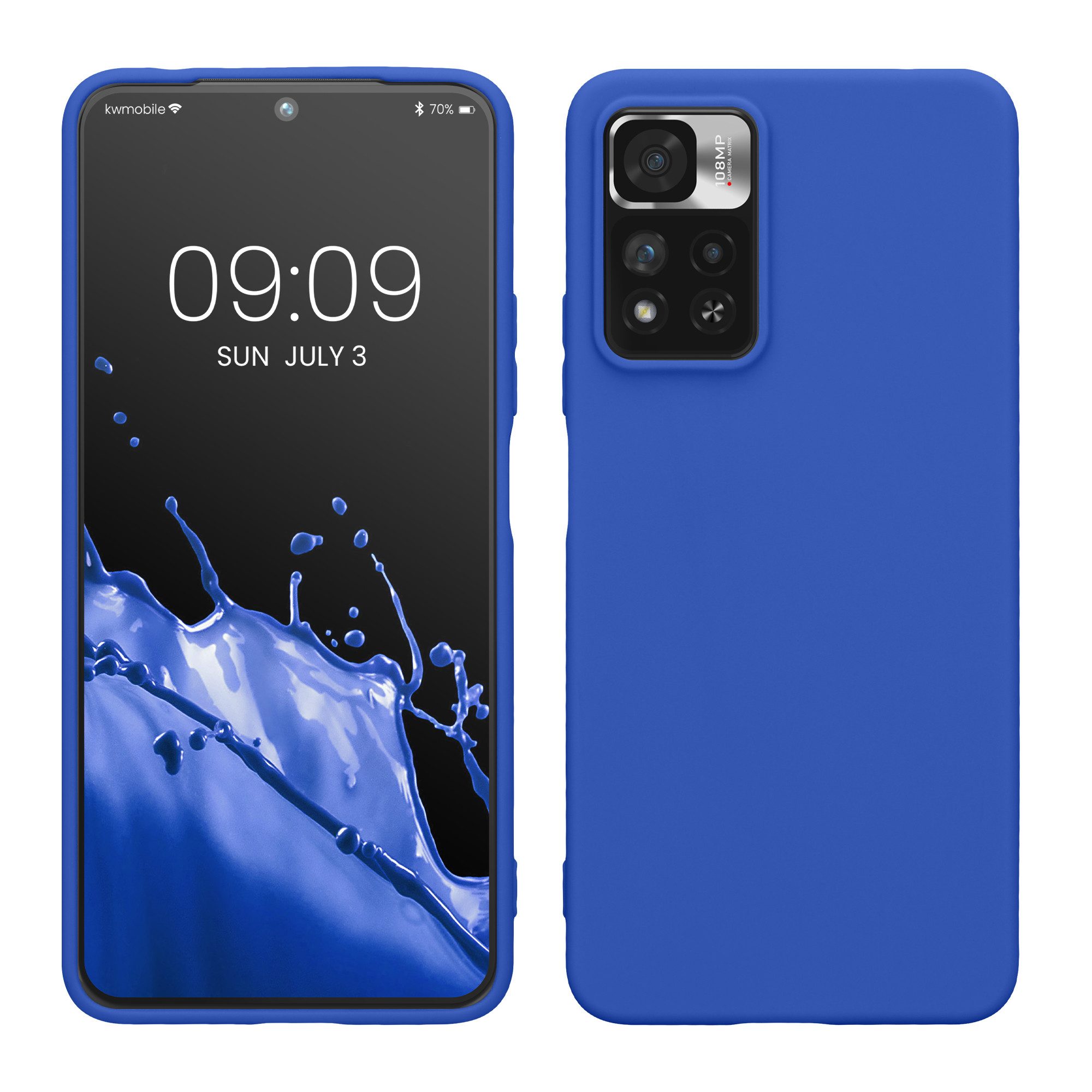 kwmobile Handyhülle Hülle für Xiaomi Redmi Note 11 Pro+ 5G, Hülle Silikon - Soft Handyhülle - Handy Case Cover