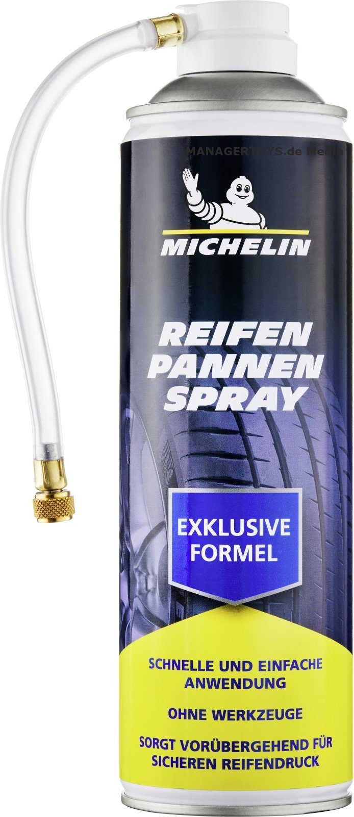 Michelin Reifendruckkontrollsystem Reifenpannenspray Dose Reifen Dicht Pannen Spray 500 ml PKW bis 245 mm