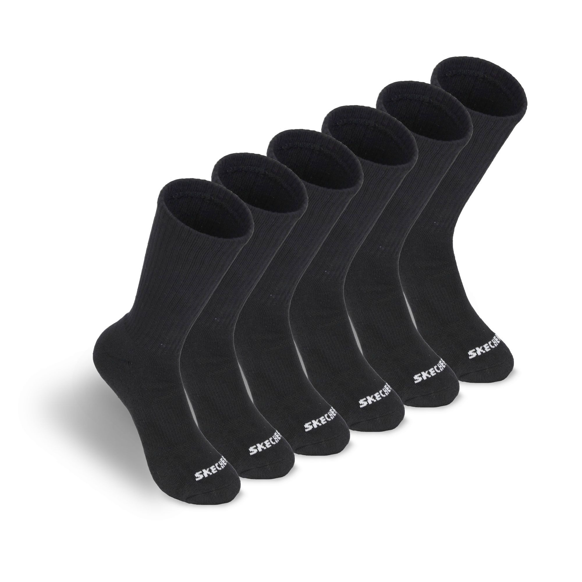 Skechers Wandersocken Herren & Damen - Atmungsaktiv und komfortabel - Robust und Langlebig (6er Pack und 12er Pack) Robustes Material und bequemer Tragekomfort - Fußgewölbe-Unterstützung