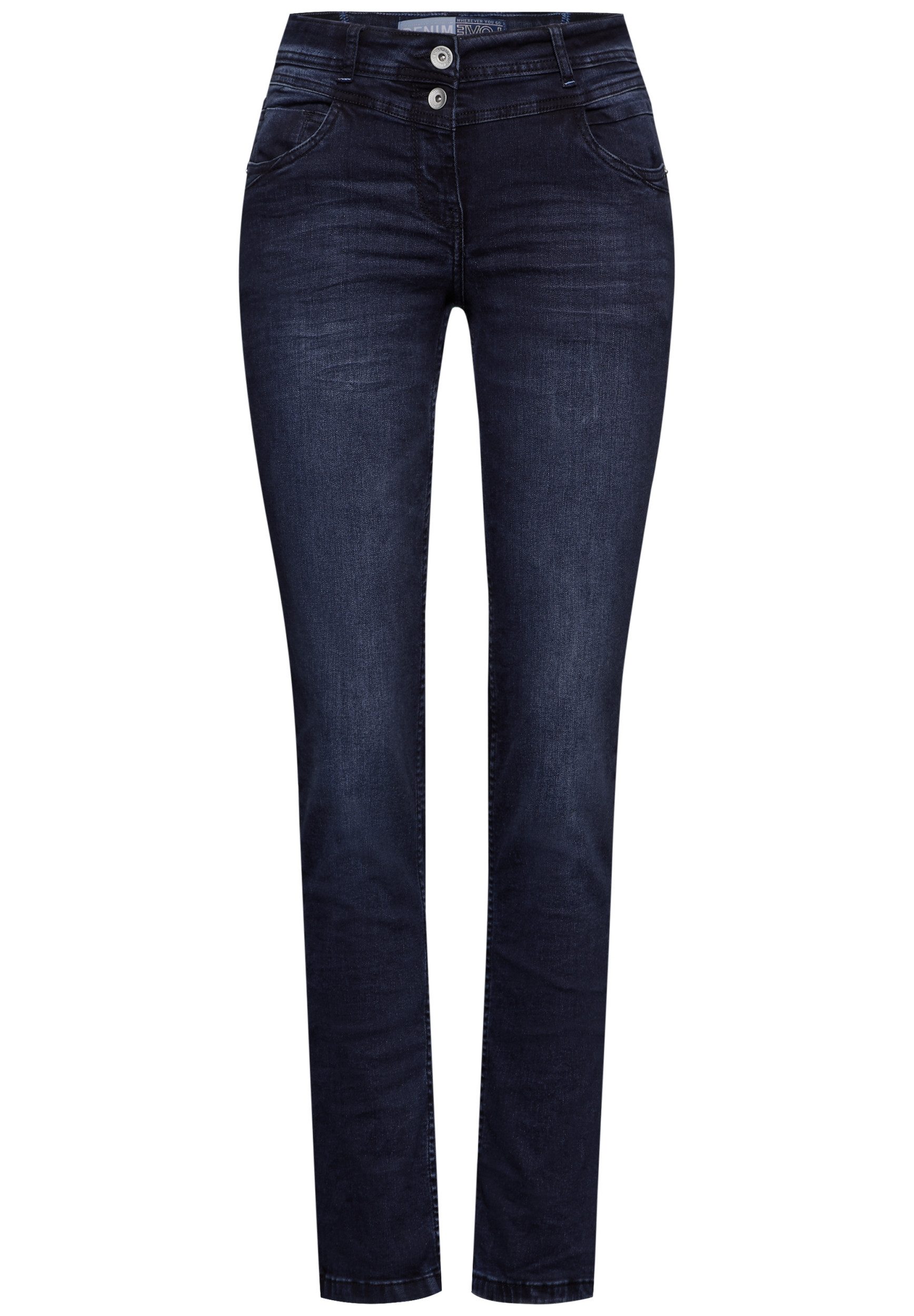 CECIL 5-Pocket-Jeans Style NOS Scarlett Blue günstig online kaufen