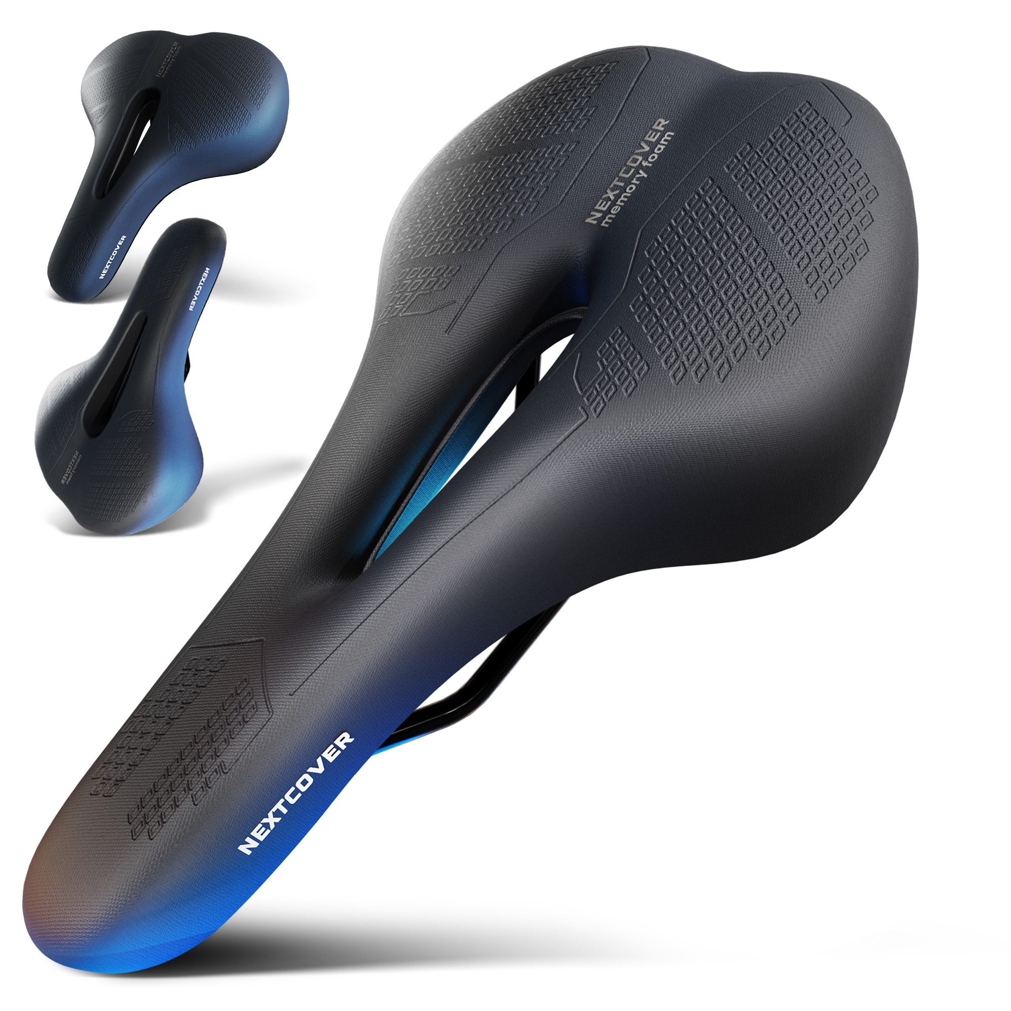 Nextcover Fahrradsattel Fahrradsattel ComfortOne mit Memory Foam 3.0