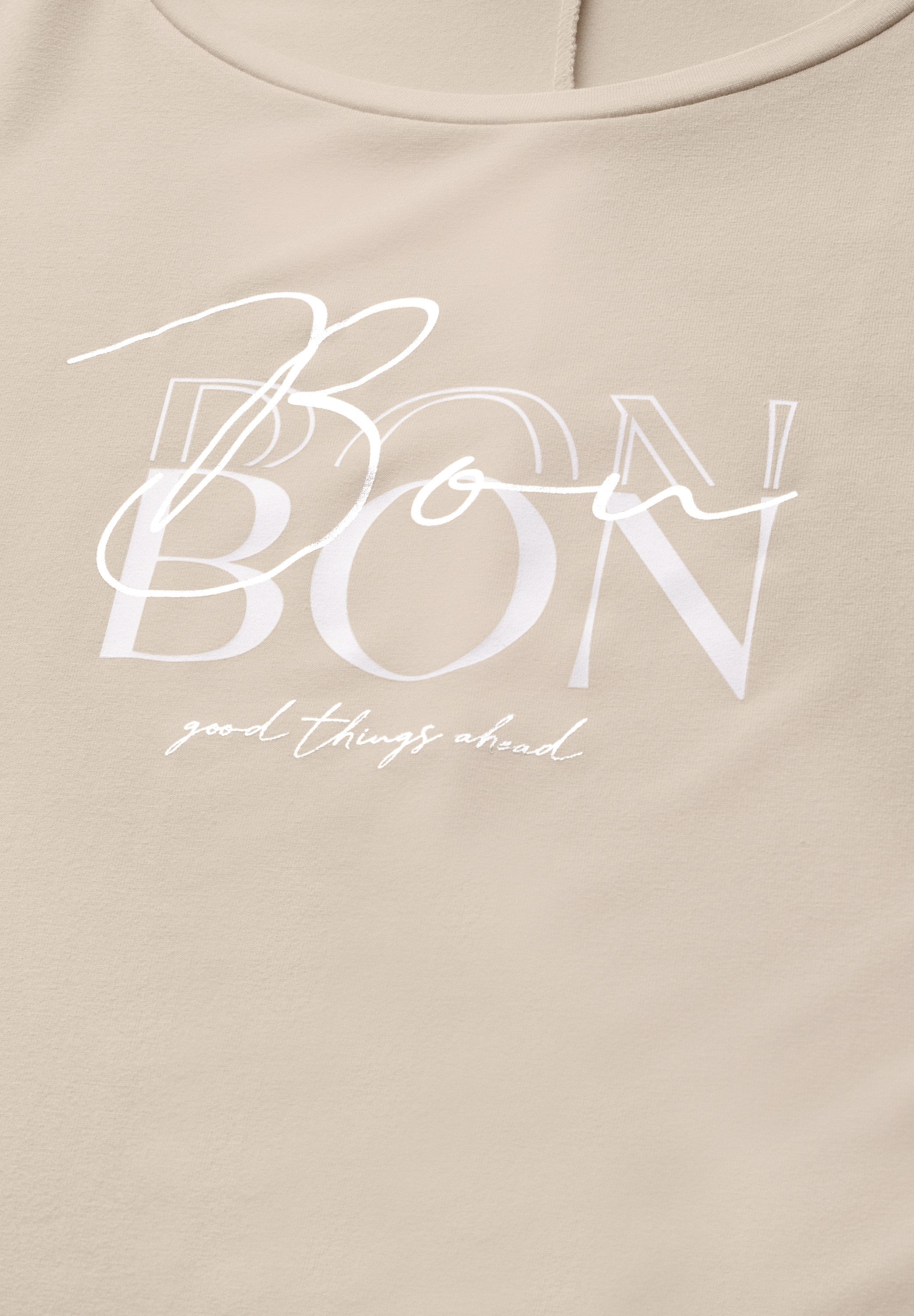 STREET ONE T-Shirt aus softem Materialmix