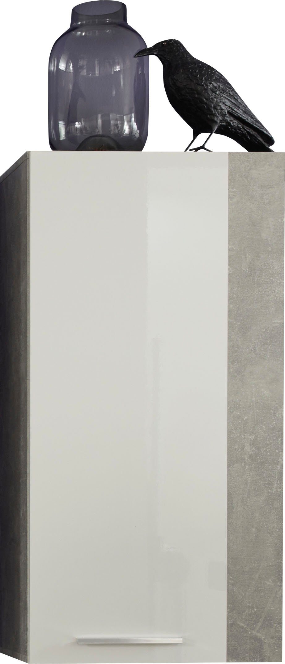 INOSIGN Hängevitrine Gwendolyn Hängeschrank fürs Wohnzimmer mit 3 Fächern - (B/T/H) 52/31/103 cm