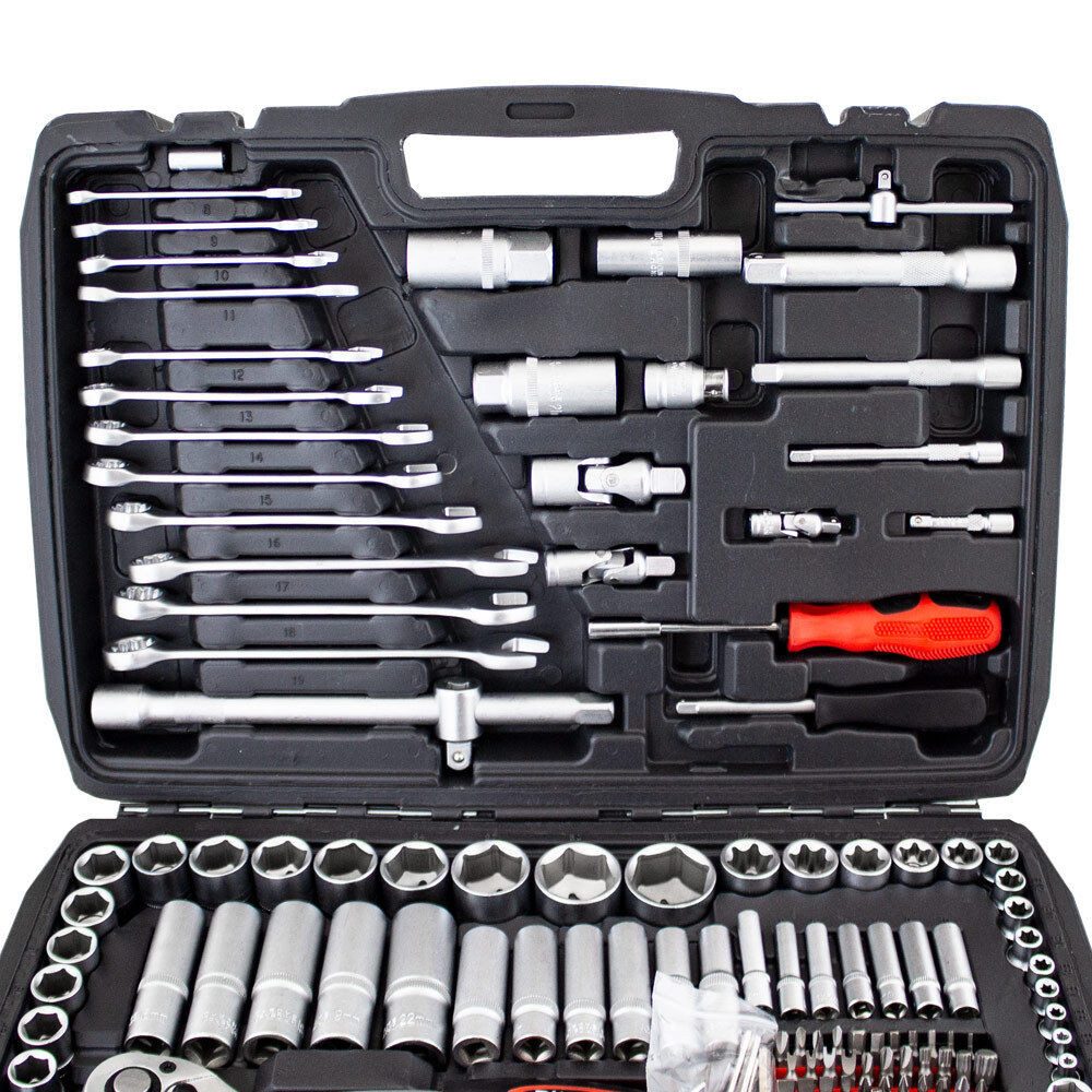 Bituxx Werkzeugset Ratschenkoffer 215 tlg., (Ratschen Set, 215-tlg., Ratschenkoffer mit umfangreichem Zubehör MS-15901)
