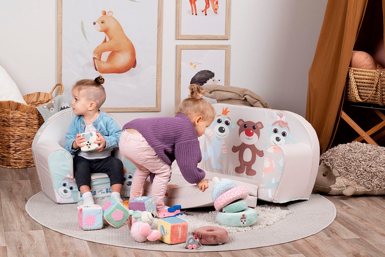 Knorrtoys® Sessel Babies and the bear, für Kinder; Made in Europe