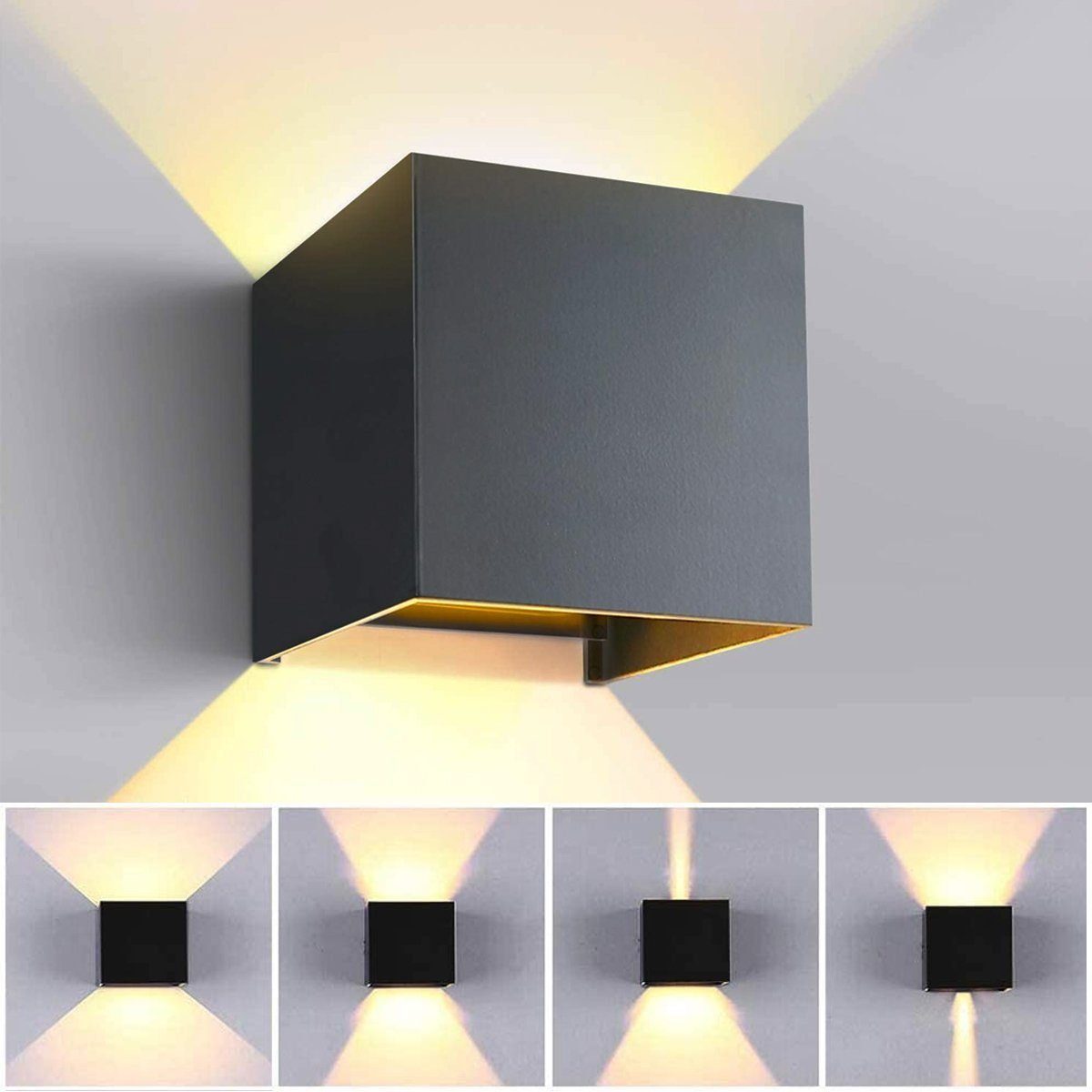 LETGOSPT Wandleuchte 7W LED Wandlampe Wandleuchte günstig online kaufen