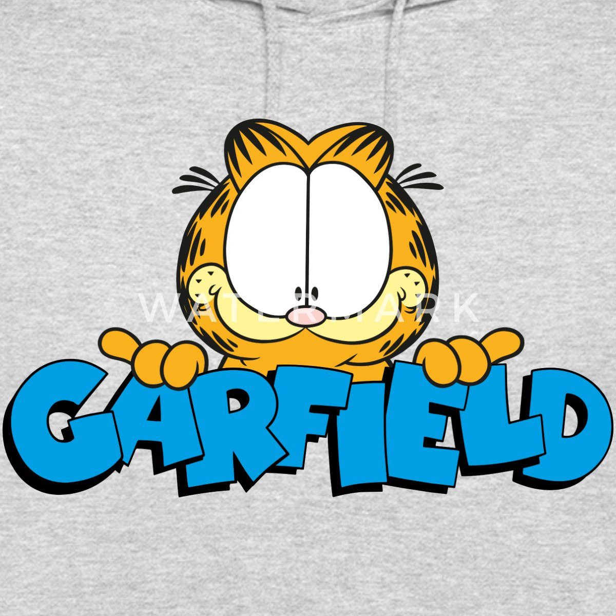 Spreadshirt Hoodie Garfield Gesicht Logo Unisex Hoodie (1-tlg)