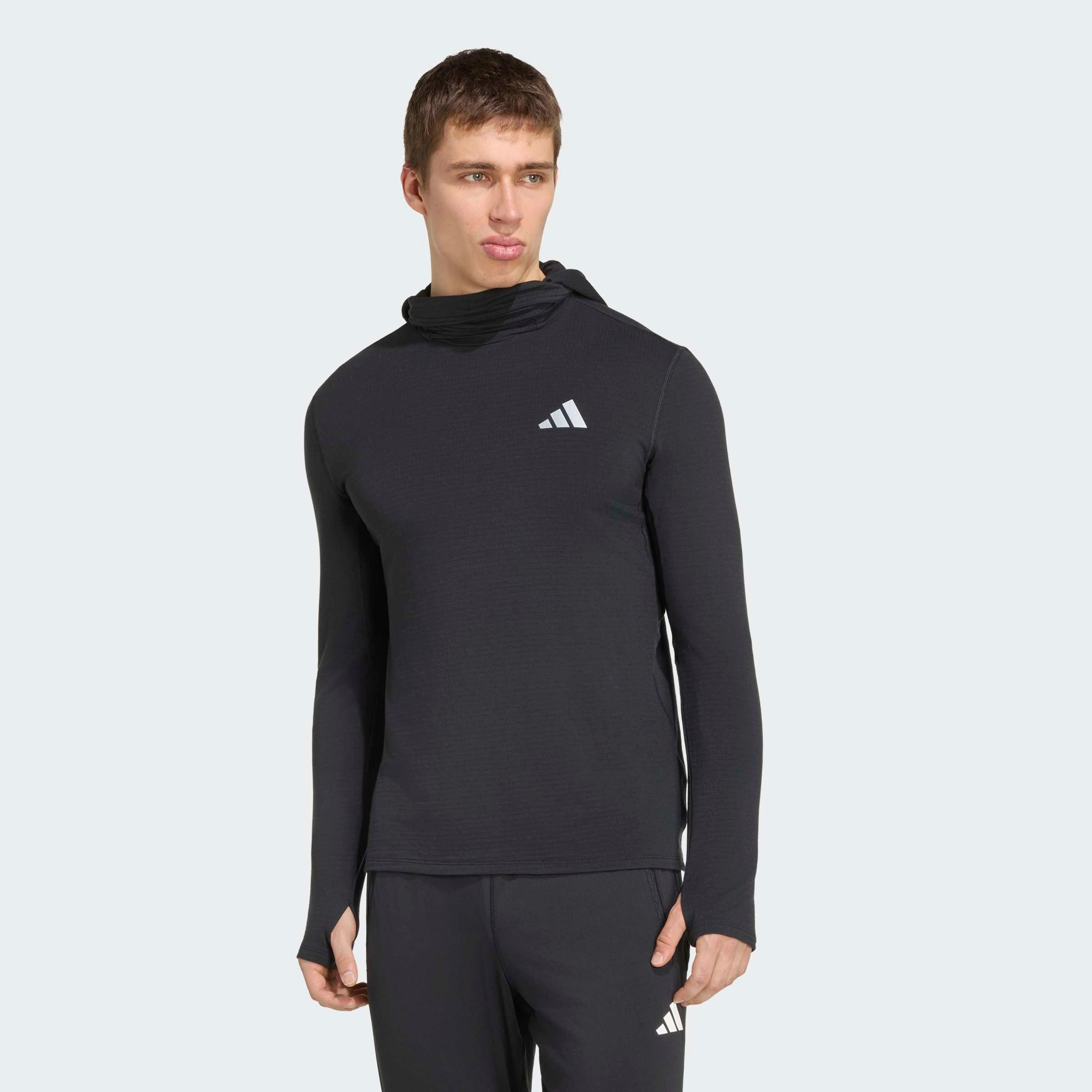 adidas Performance Kapuzensweatshirt ADI365 RUNNING ESSENTIALS WINTERIZED OBERTEIL, KAPUZE, LANGÄRMELIG