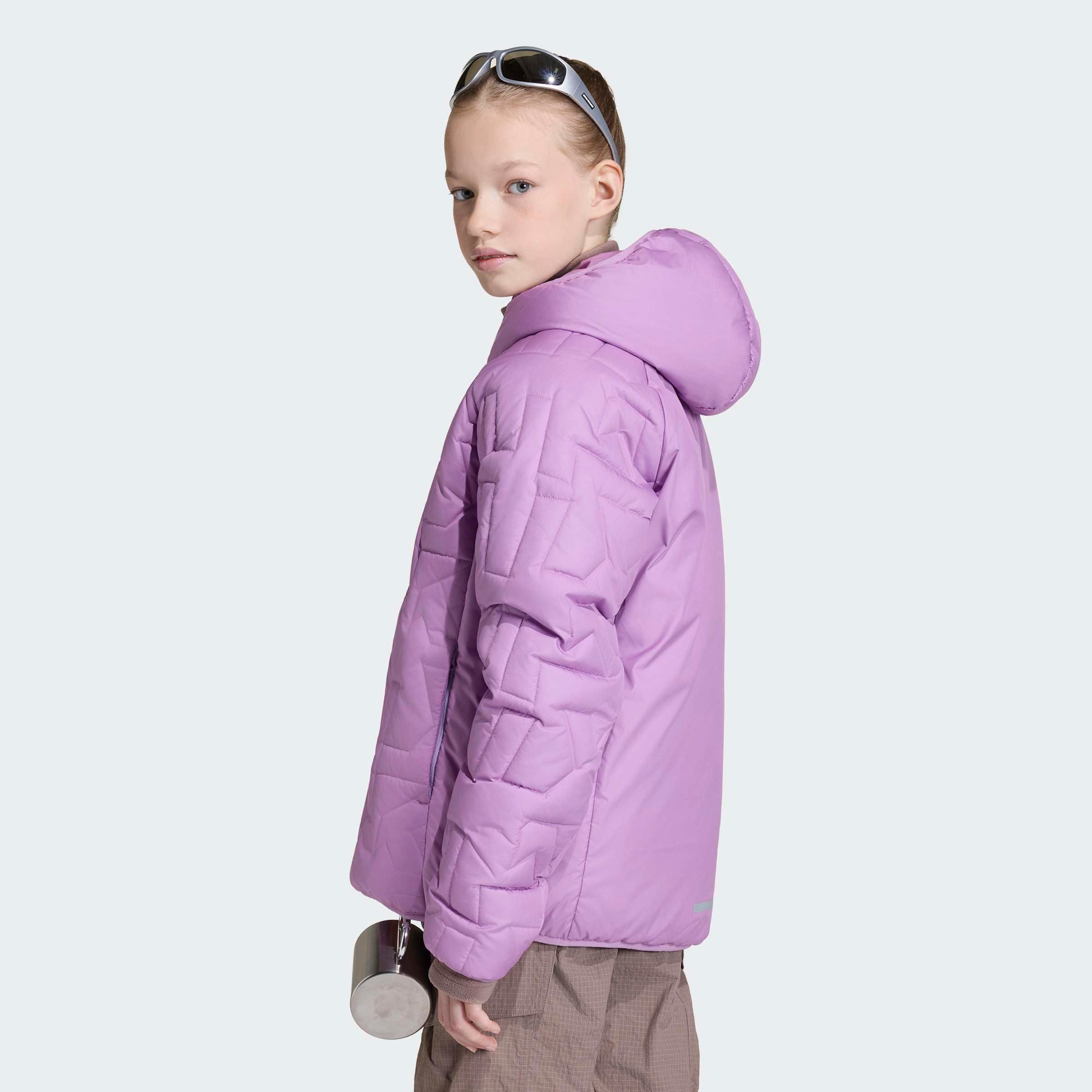 adidas TERREX Outdoorjacke KIDS XPERIOR CLIMAWARM GEFÜTTERTE für Kinder, mit durchgehendem Reißverschluss, aus Ripstop-Material – Bild 4 von 5
