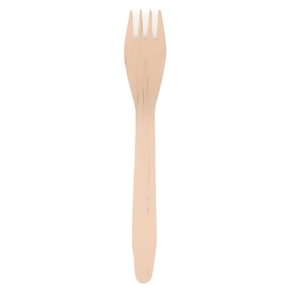 tradingbay24 Einweggabel Gabeln, Holz 16 cm 1000 Stk