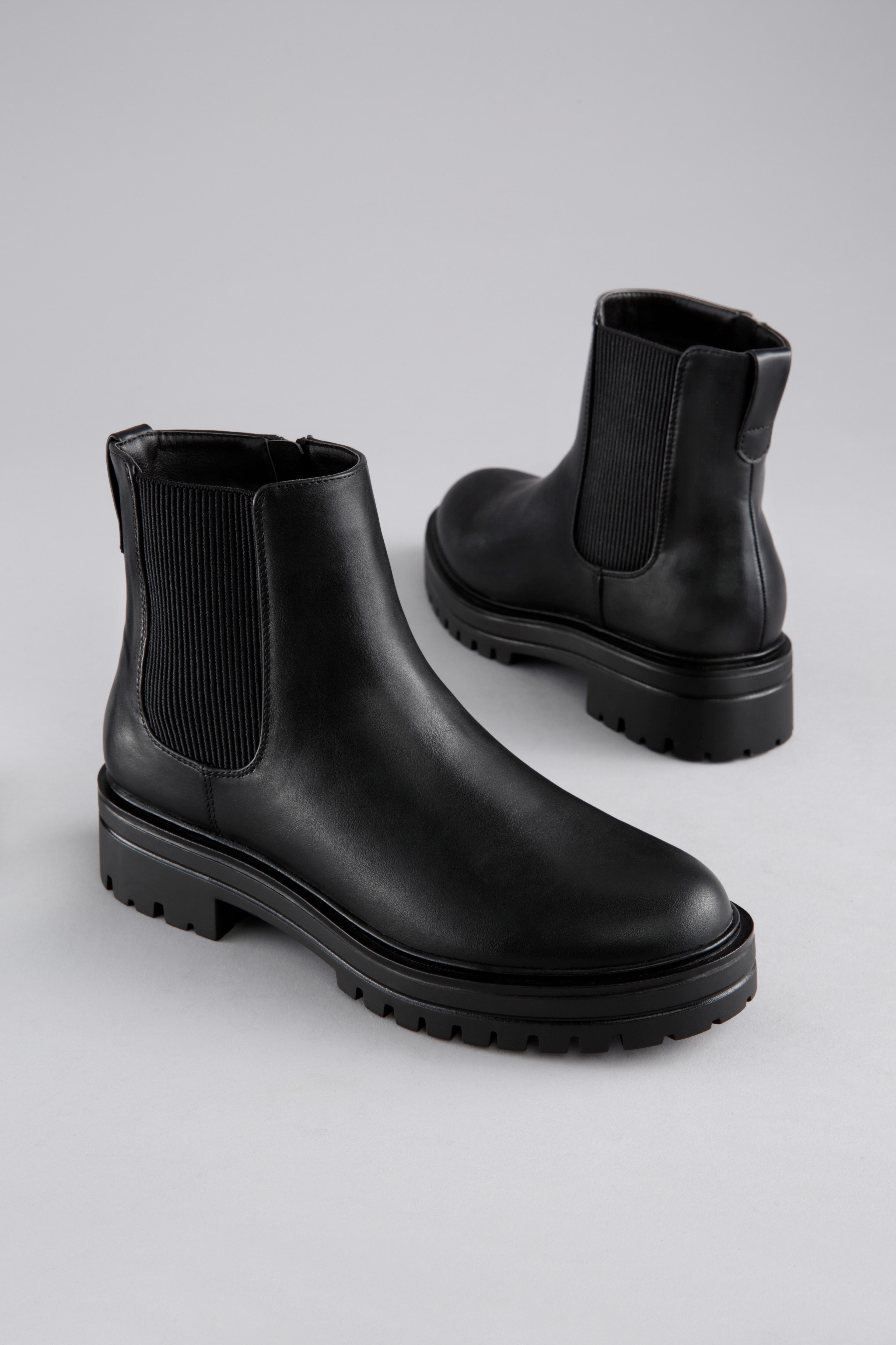 Aniston SHOES Chelseaboots, Stiefelette, Blockabsatz, mit breitem Stretch - günstig online kaufen