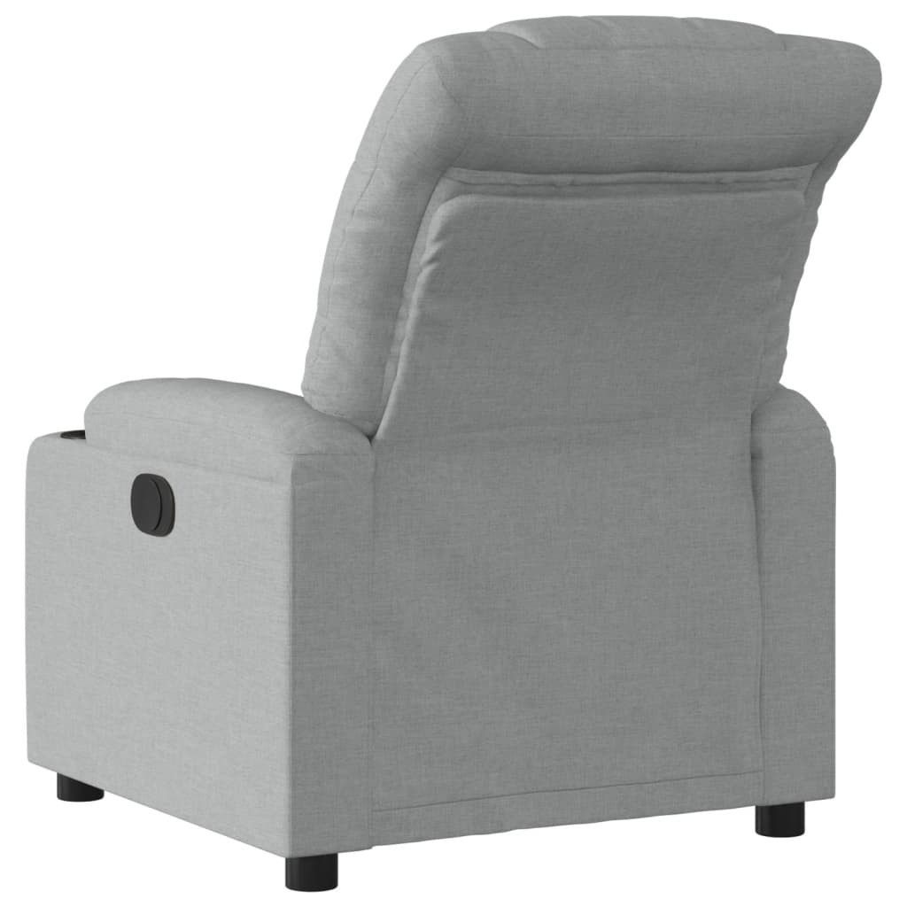 vidaXL Sessel Relaxsessel Hellgrau Stoff (1-St) günstig online kaufen