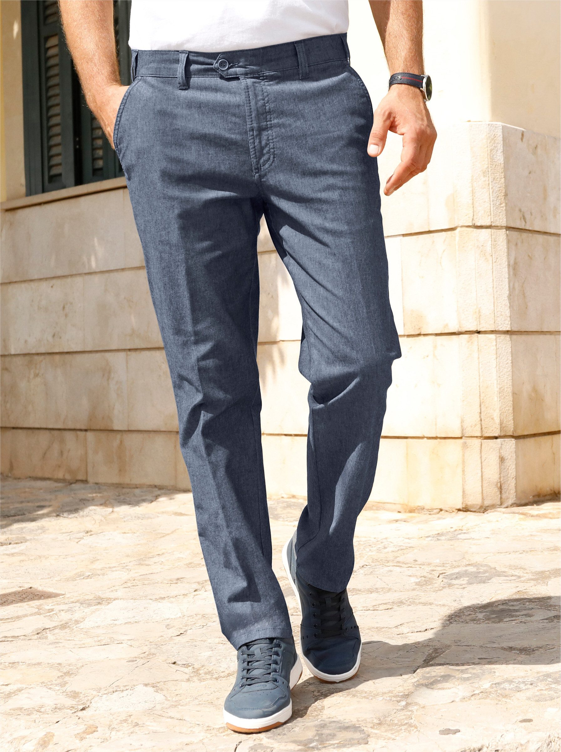 Brühl Bequeme Jeans Hose leicht vertieft günstig online kaufen