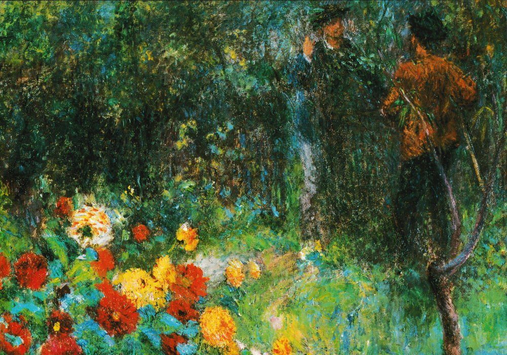 nbuch Motiven hochwertigen Auguste Postkarte 18 Pierre Renoir mit