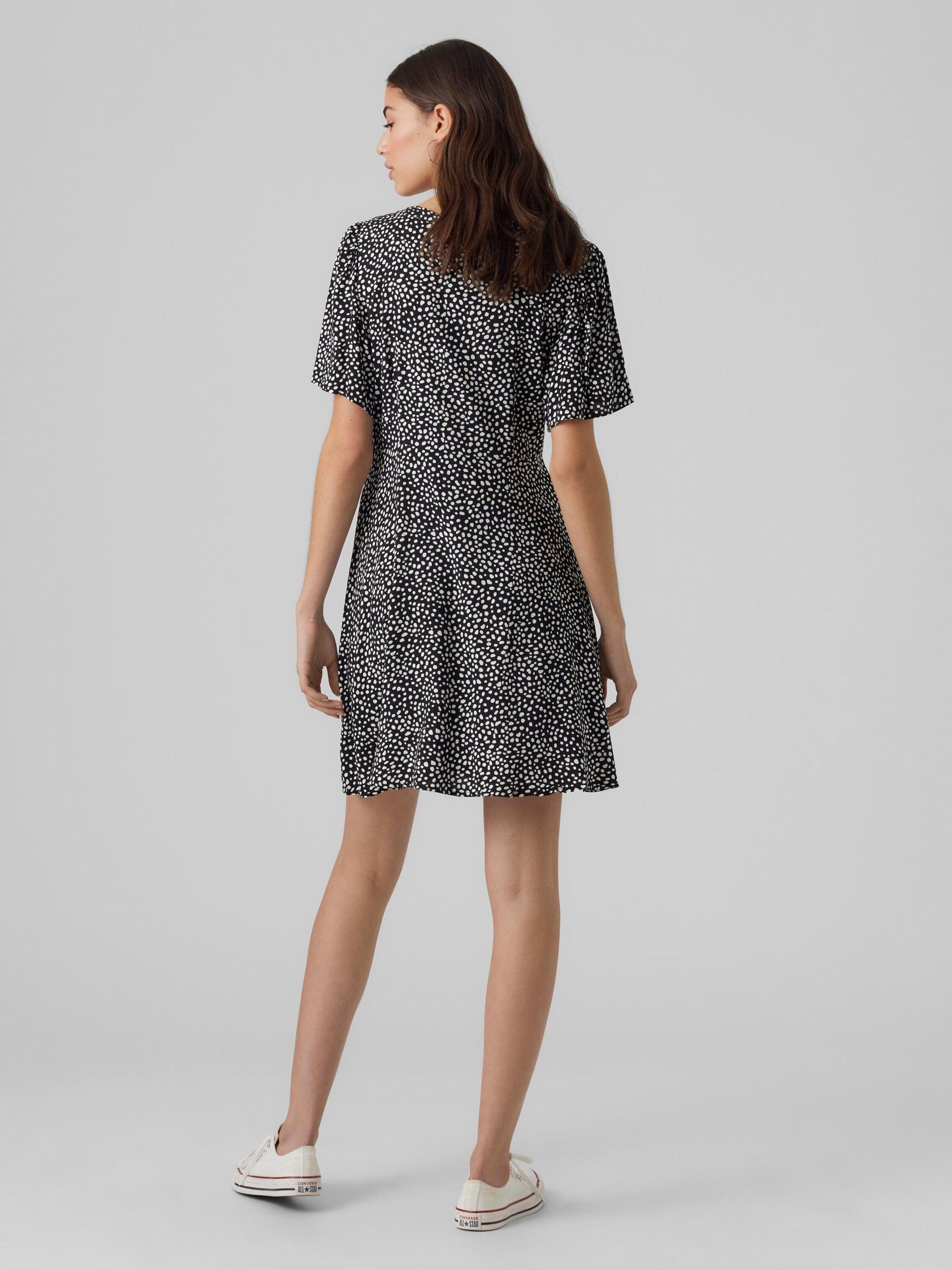Vero Moda Blusenkleid VMAlba (1-tlg) Drapiert/gerafft