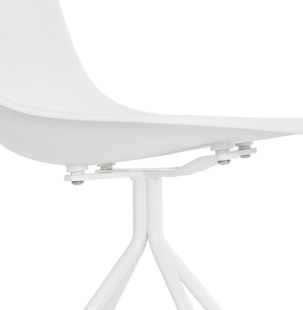 Polym 46 DESIGN Weiß Stuhl Weiss x Plastic VIKTORIA (white) KADIMA Esszimmerstuhl 50