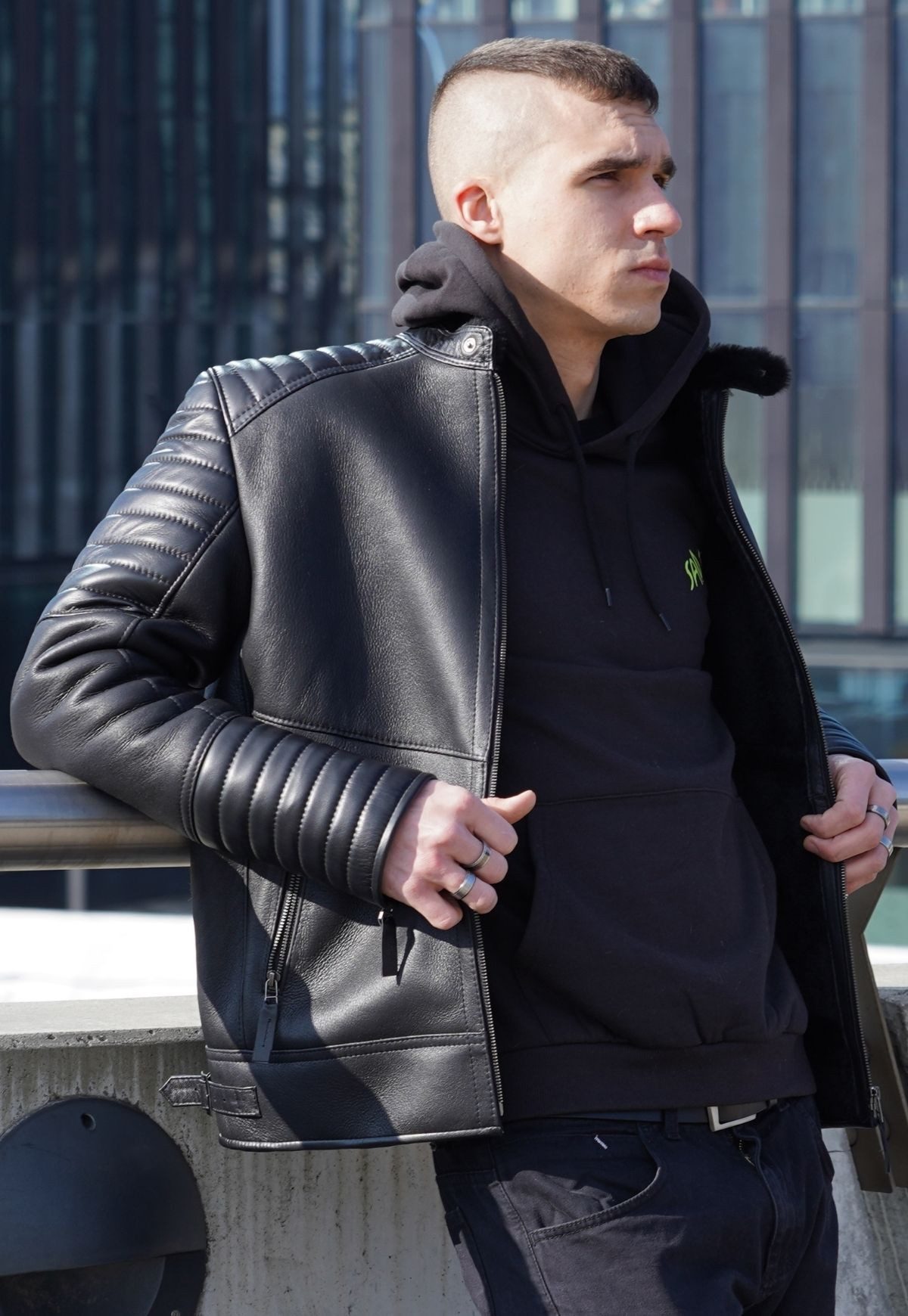 Hollert Winterjacke Lammfelljacke NICK