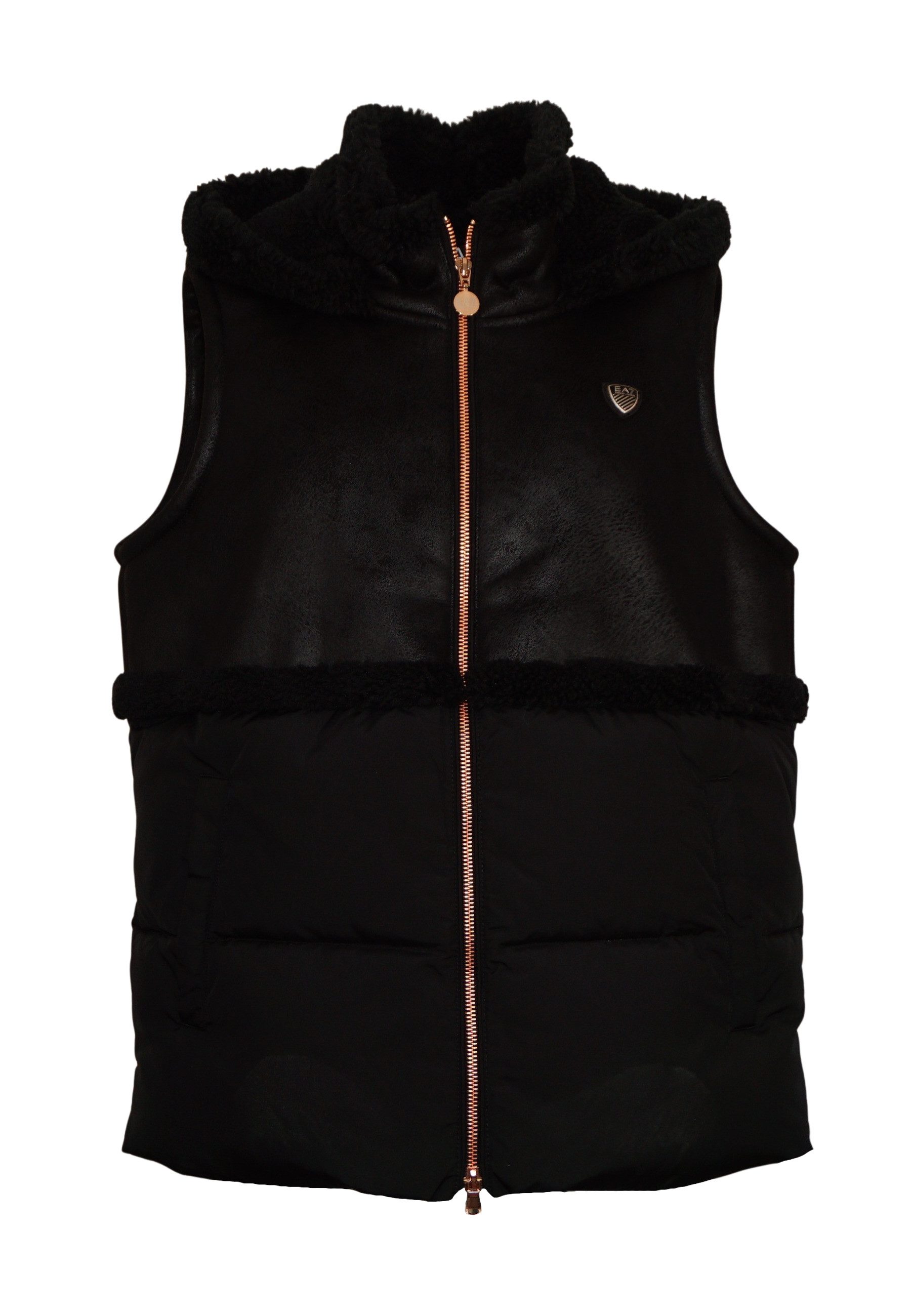 Emporio Armani Steppweste Weste Kunstfellweste (1-tlg)