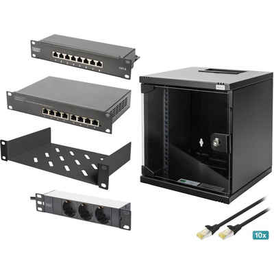 Digitus Serverschrank Netzwerk-Set 254 mm (10) - 6HE, 312 x 300 mm (B x T)