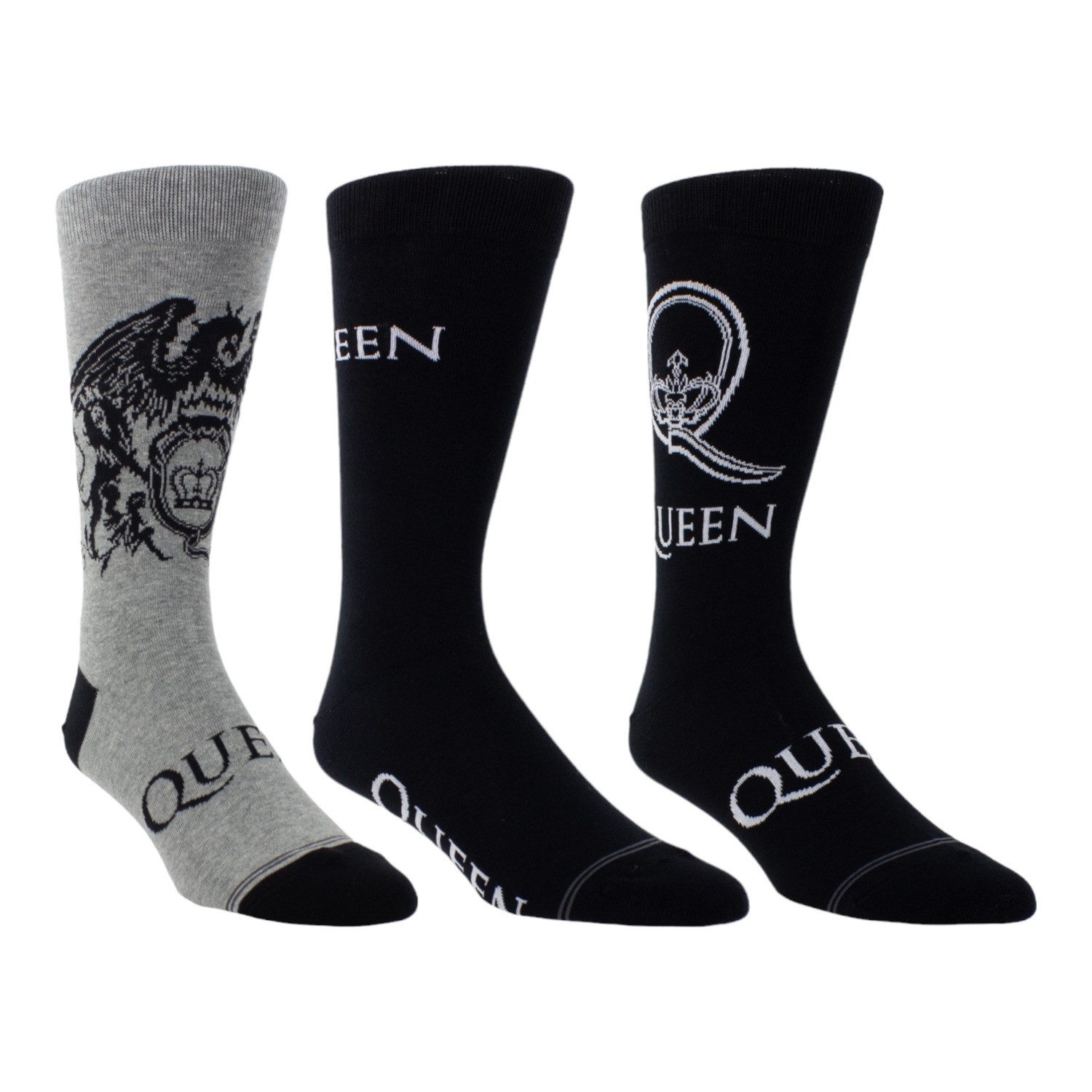Perri's Socks Freizeitsocken Socke Queen Fanartikel Wappen in 40-46 (3 Paar günstig online kaufen