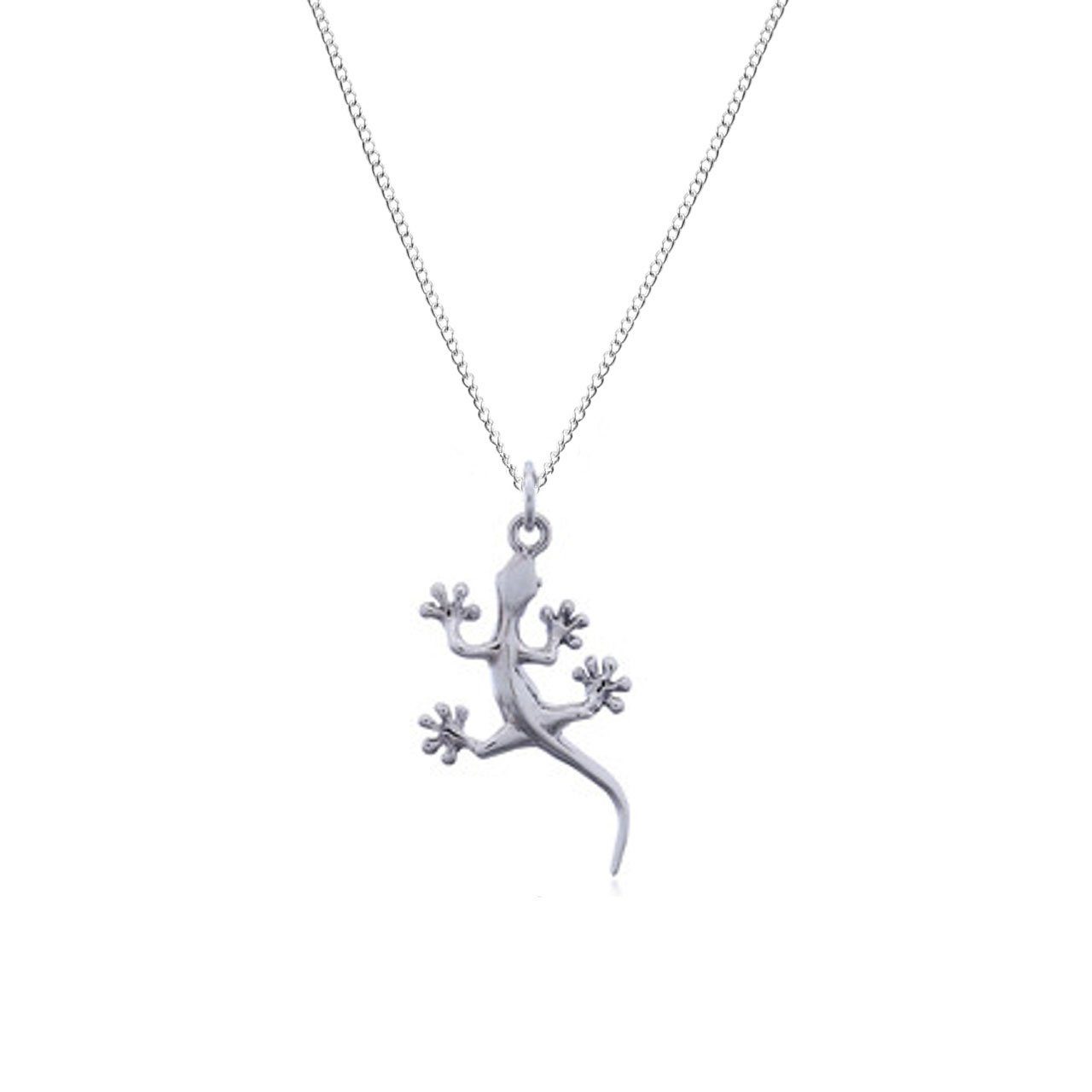 ALEXANDER YORK Kette und Anhänger Set GECKO, 2-tlg., 925 Sterling Silber