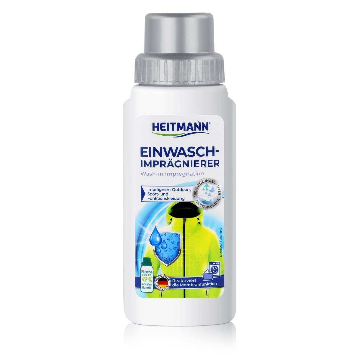 HEITMANN Heitmann Einwasch-Imprägnierer 250ml imprägniert Outdoor Kleidung (1er Spezialwaschmittel