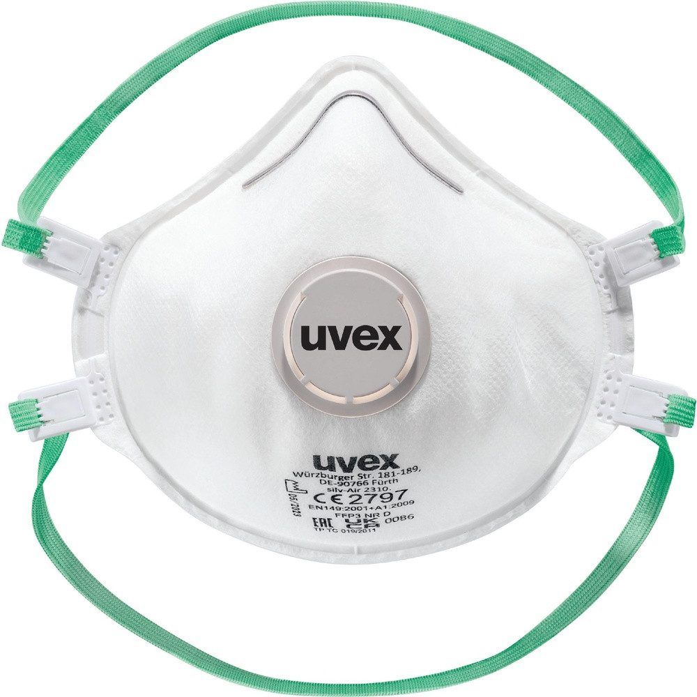 Uvex Zahnschutz Formmaske Silv-Air C 2310 Planet FFP3