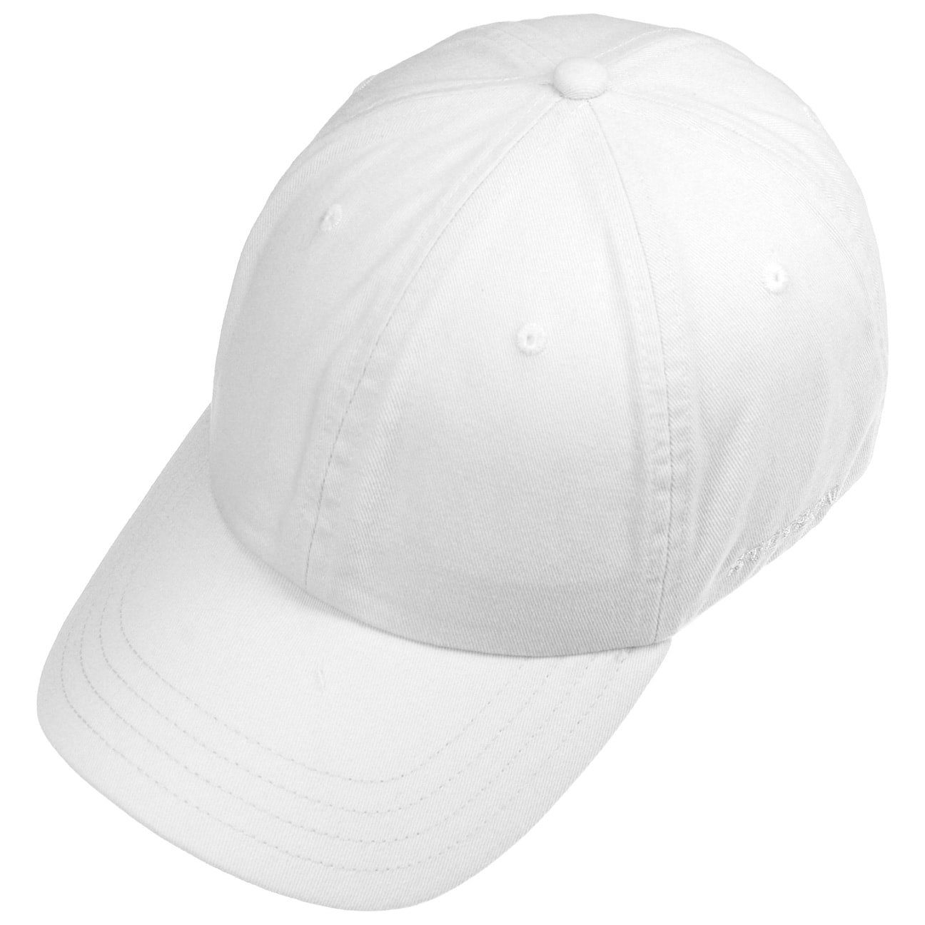 weiß Baseball Stetson (1-St) Basecap Metallschnalle Cap
