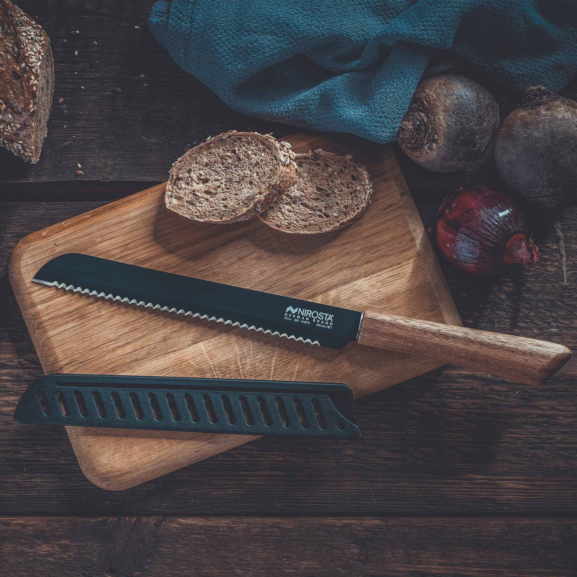Nirosta Brotmesser Brotsäge, Backwarenschneider, Küchenmesser