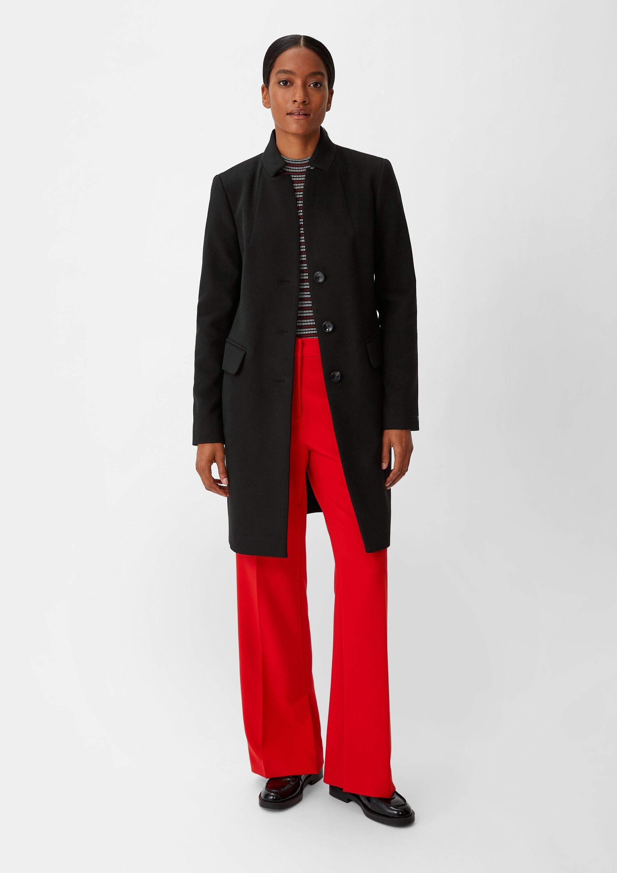 comma Funktionsmantel Outdoor-Mantel Mantel aus Viskosemix