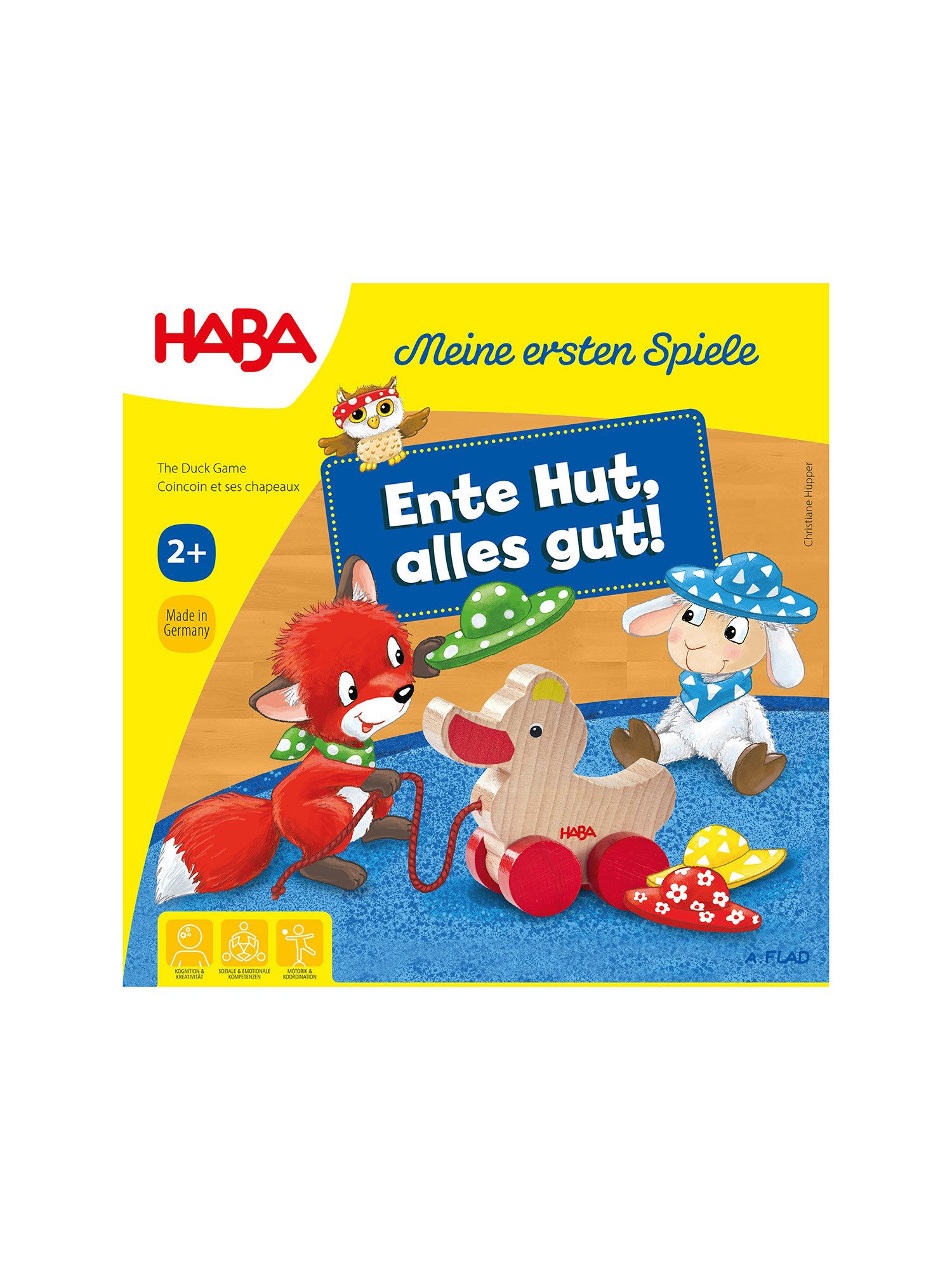 Haba Spiel Meine ersten Spiele – Ente Hut, alles gut!, unisex neutral